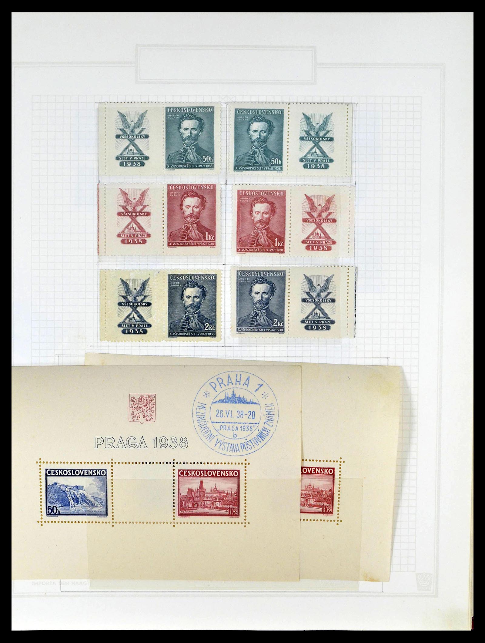 39207 0040 - Postzegelverzameling 39207 Tsjechoslowakije 1918-1992.