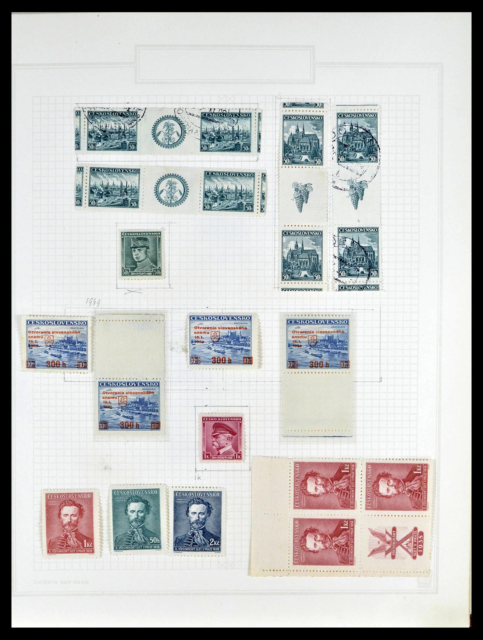 39207 0041 - Stamp collection 39207 Czechoslovakia 1918-1992.