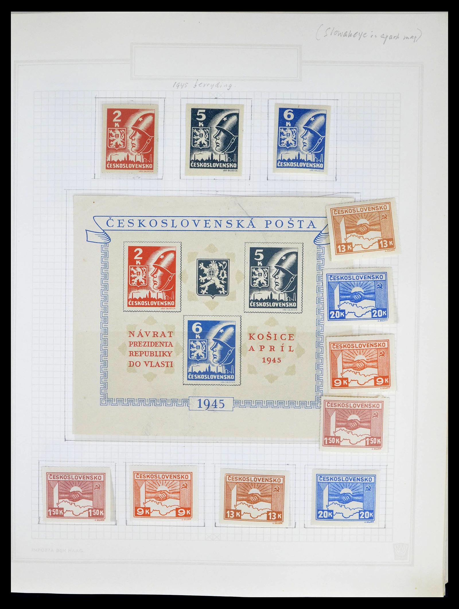 39207 0047 - Stamp collection 39207 Czechoslovakia 1918-1992.