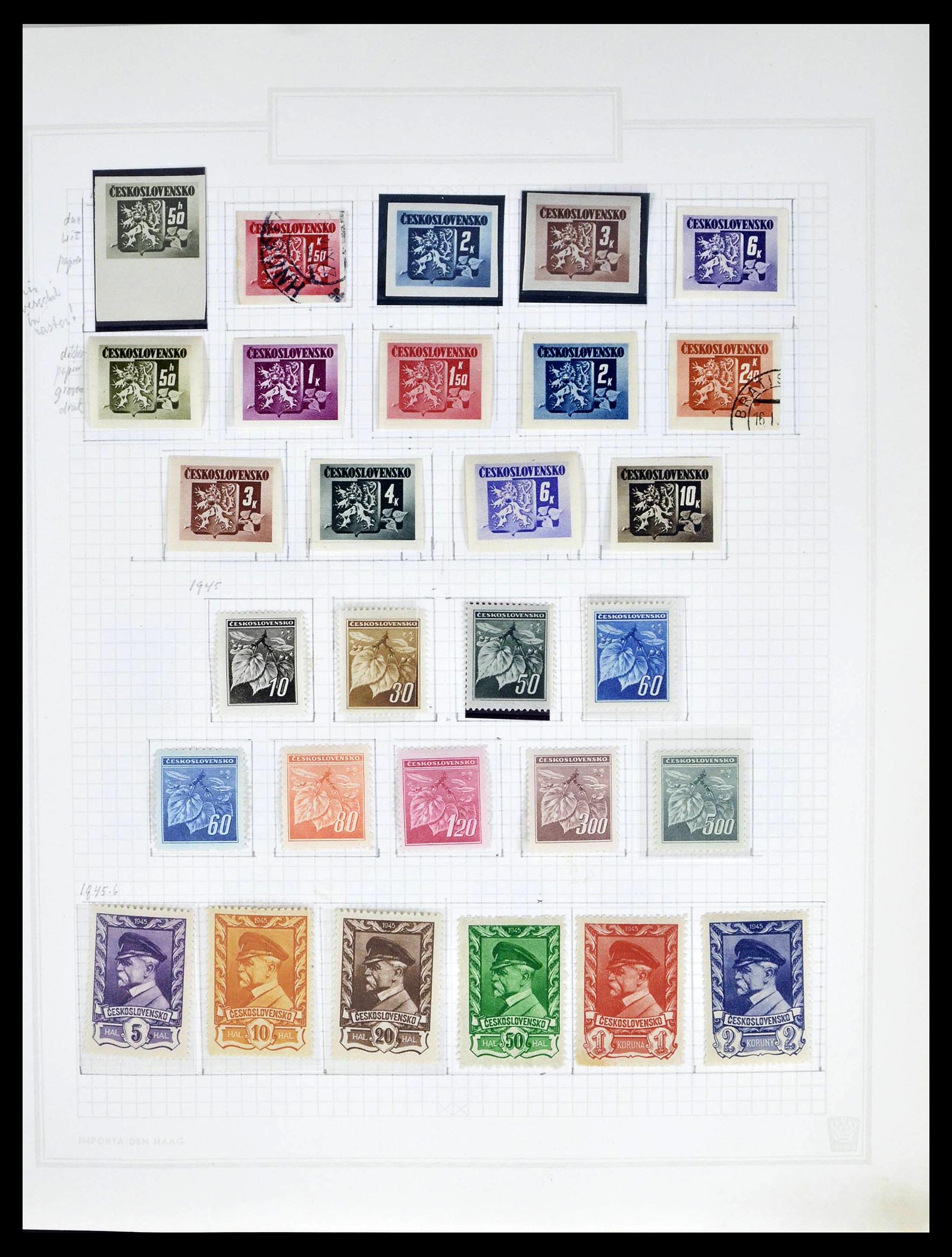 39207 0048 - Stamp collection 39207 Czechoslovakia 1918-1992.