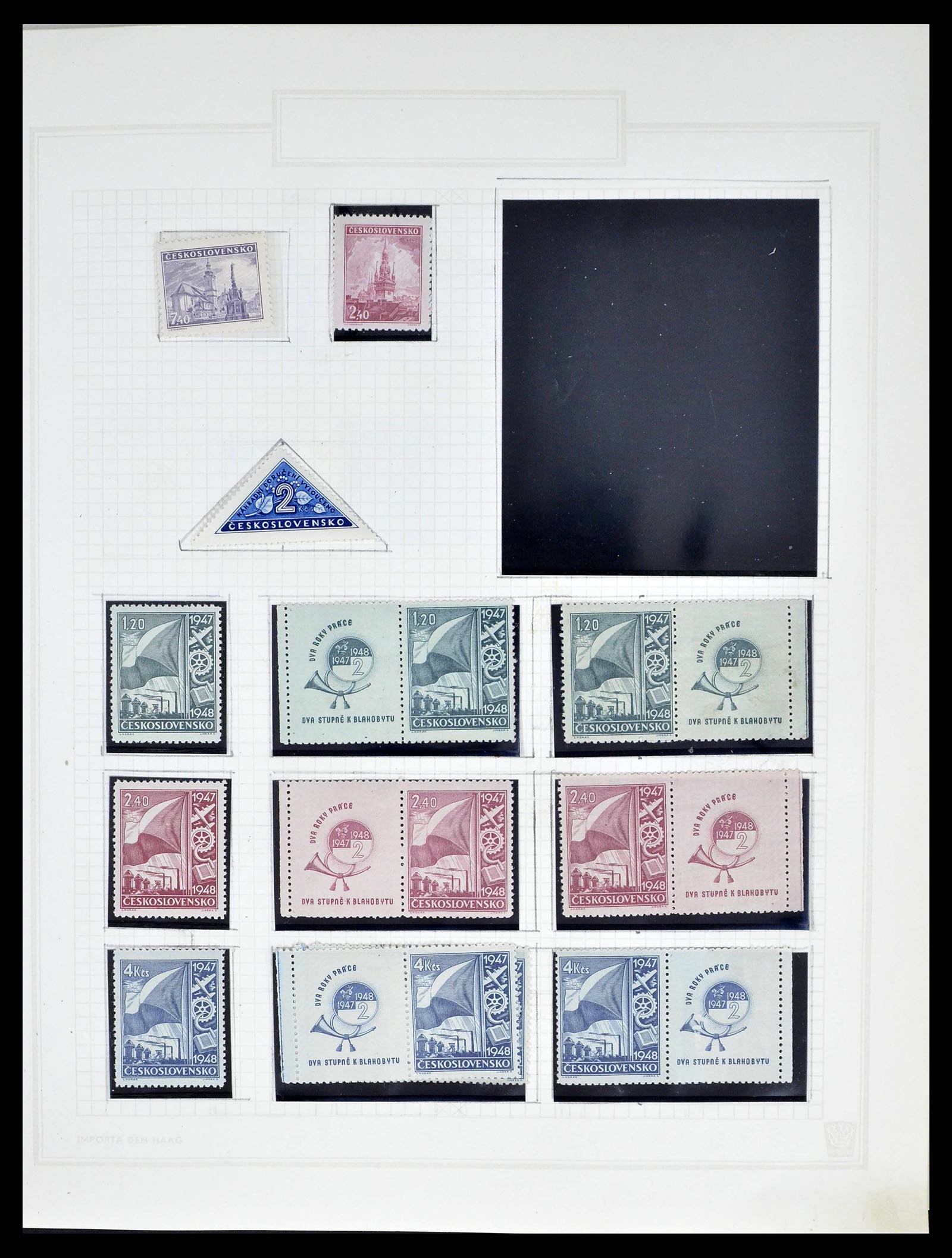 39207 0060 - Stamp collection 39207 Czechoslovakia 1918-1992.