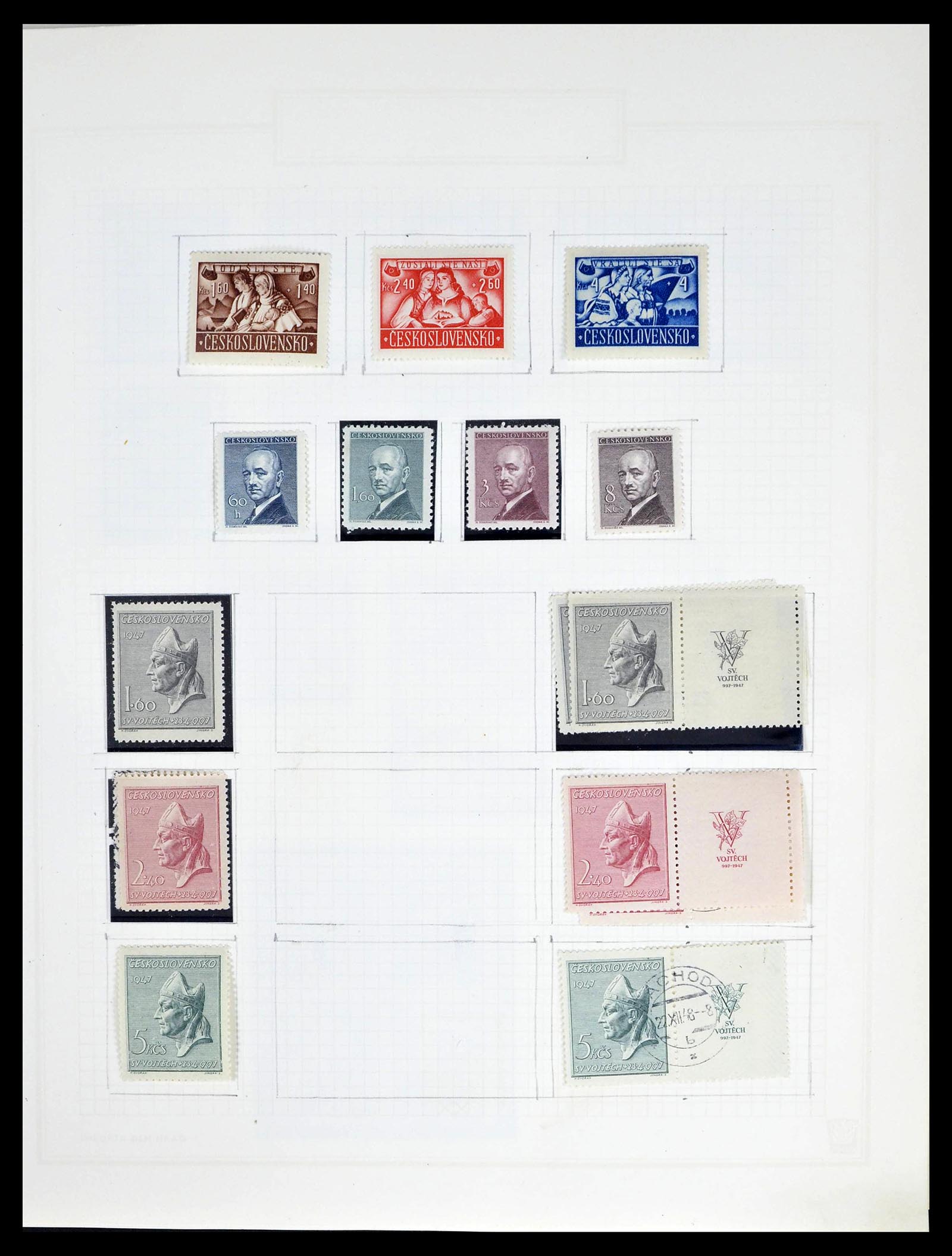 39207 0061 - Stamp collection 39207 Czechoslovakia 1918-1992.