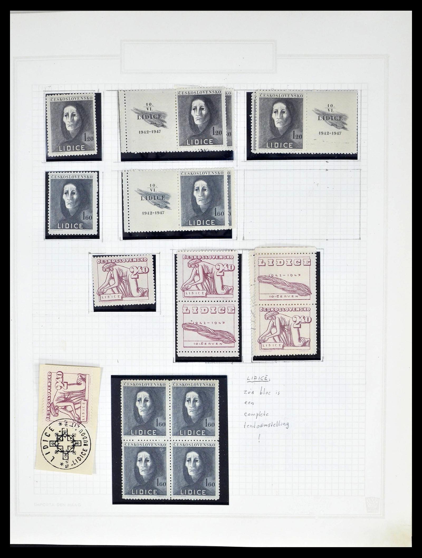 39207 0062 - Stamp collection 39207 Czechoslovakia 1918-1992.