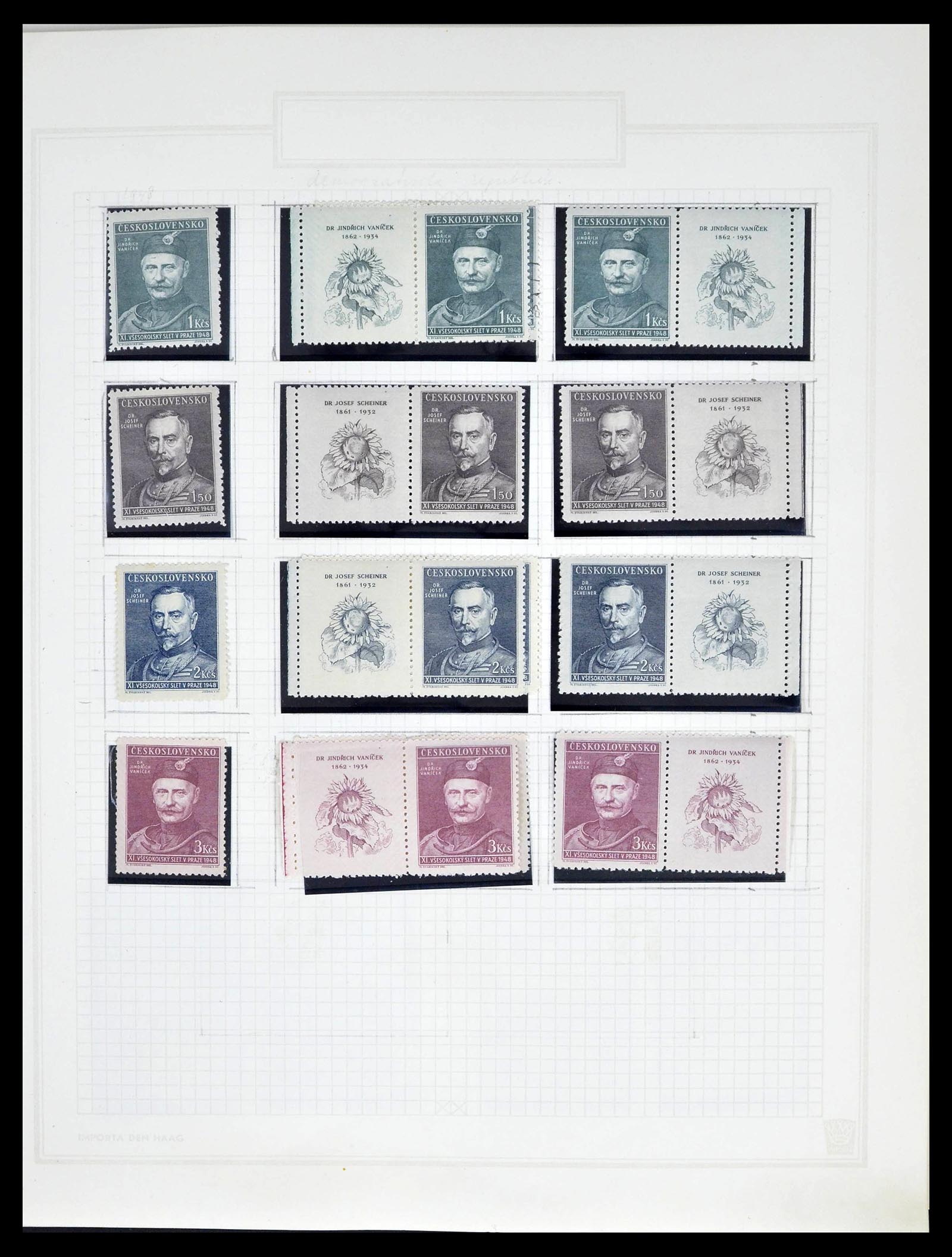 39207 0066 - Stamp collection 39207 Czechoslovakia 1918-1992.