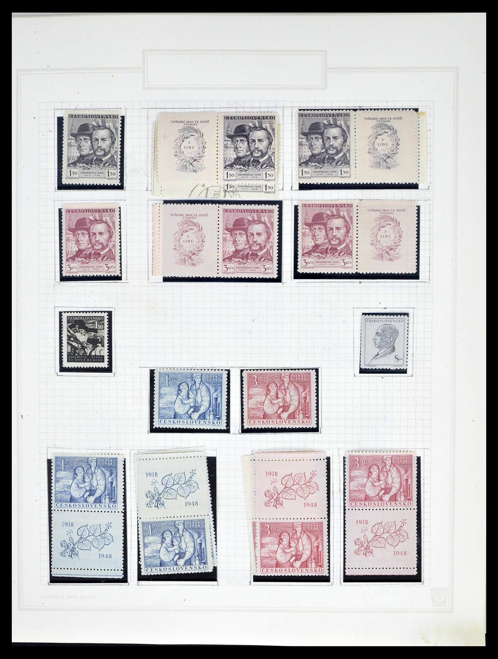 39207 0067 - Stamp collection 39207 Czechoslovakia 1918-1992.