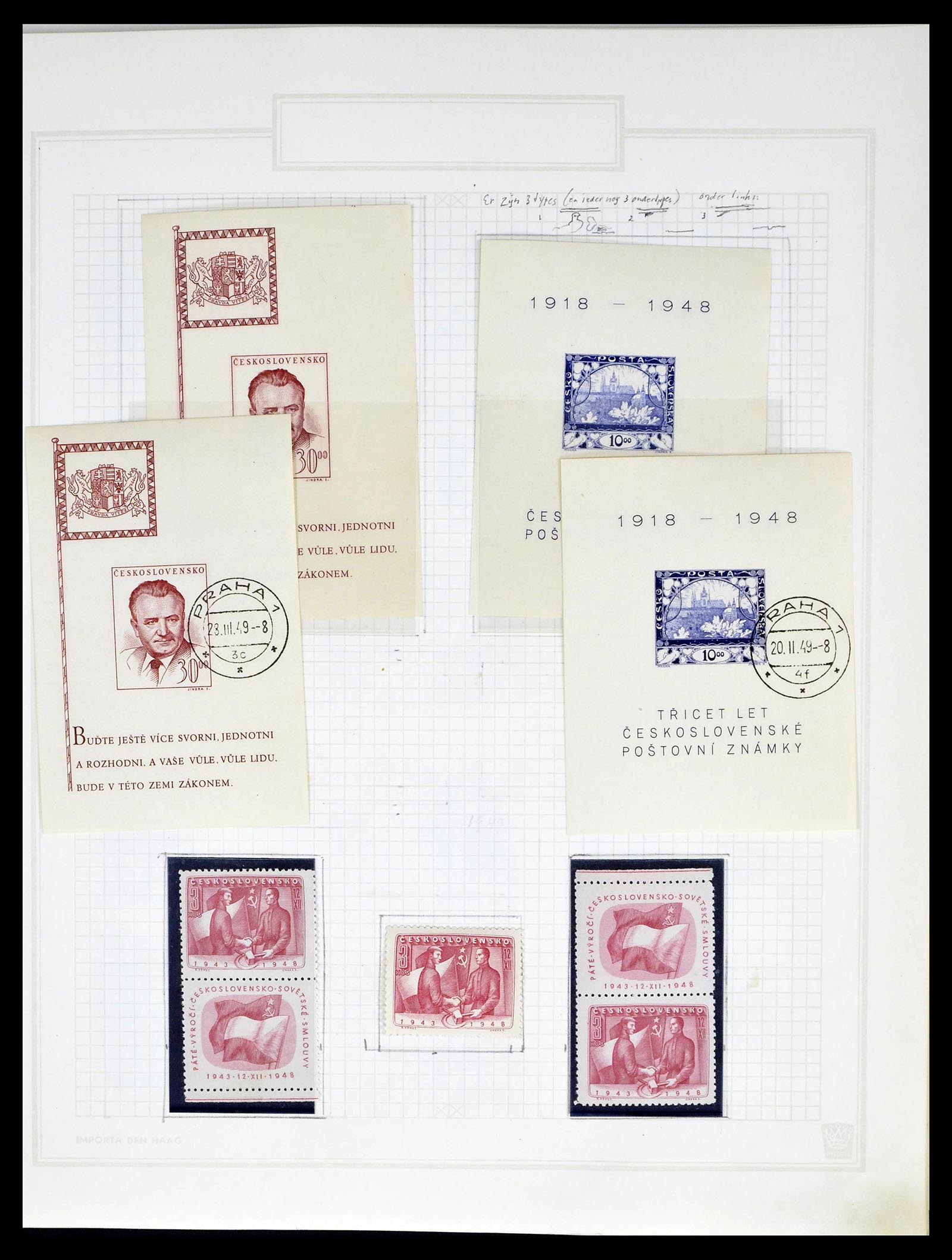 39207 0069 - Stamp collection 39207 Czechoslovakia 1918-1992.