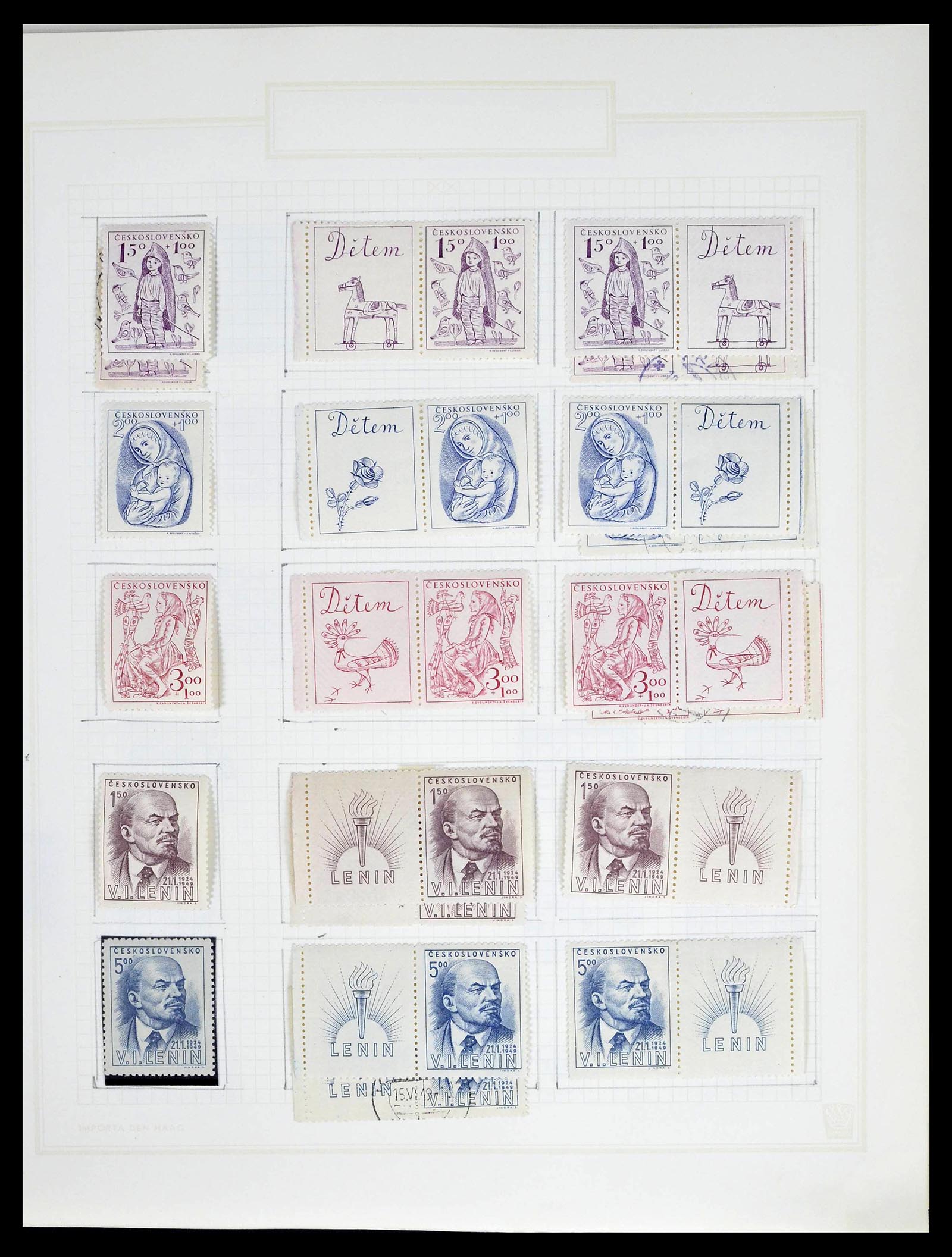 39207 0070 - Stamp collection 39207 Czechoslovakia 1918-1992.