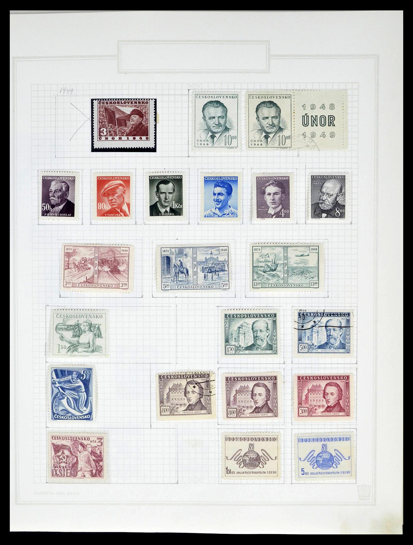 39207 0071 - Stamp collection 39207 Czechoslovakia 1918-1992.