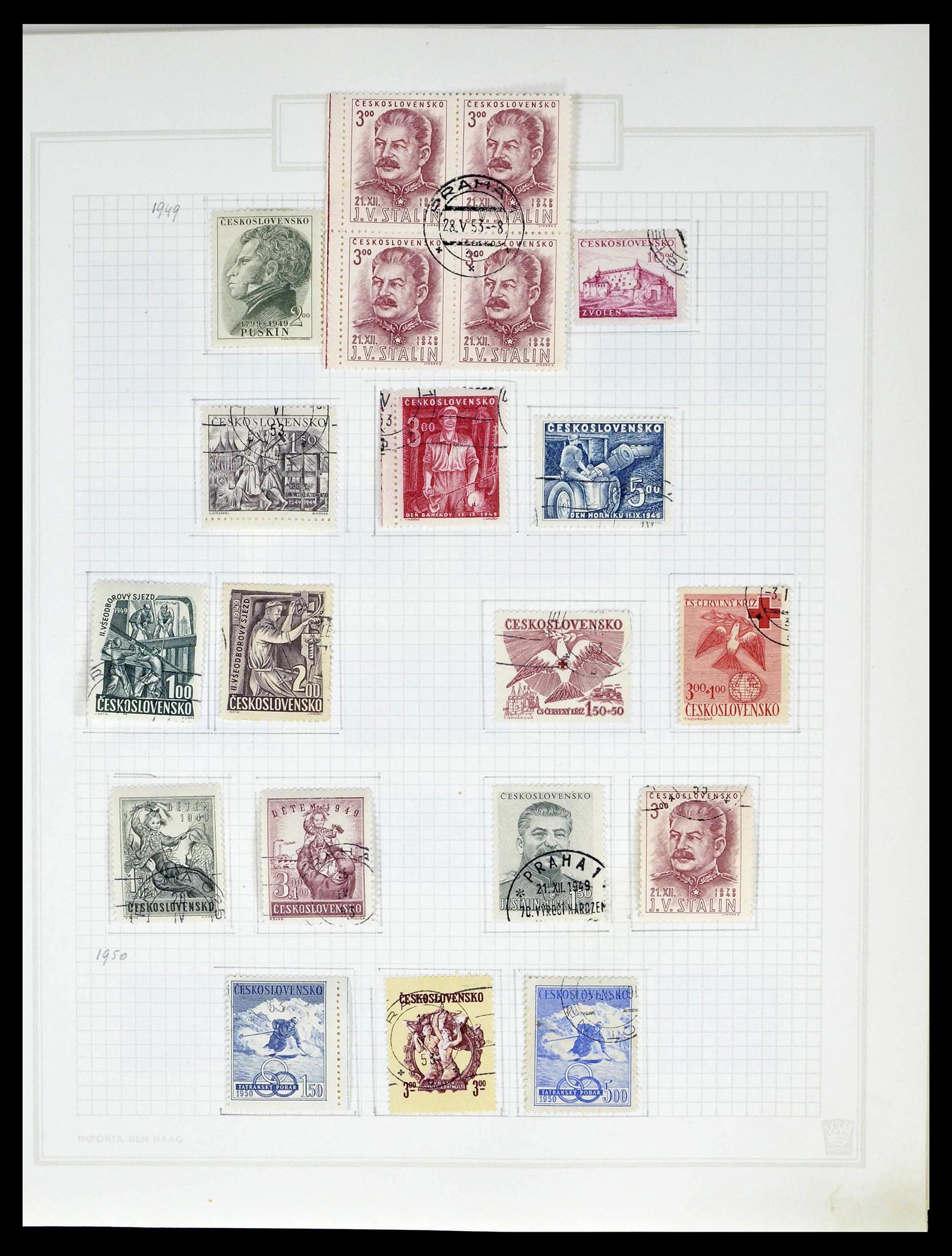 39207 0072 - Stamp collection 39207 Czechoslovakia 1918-1992.