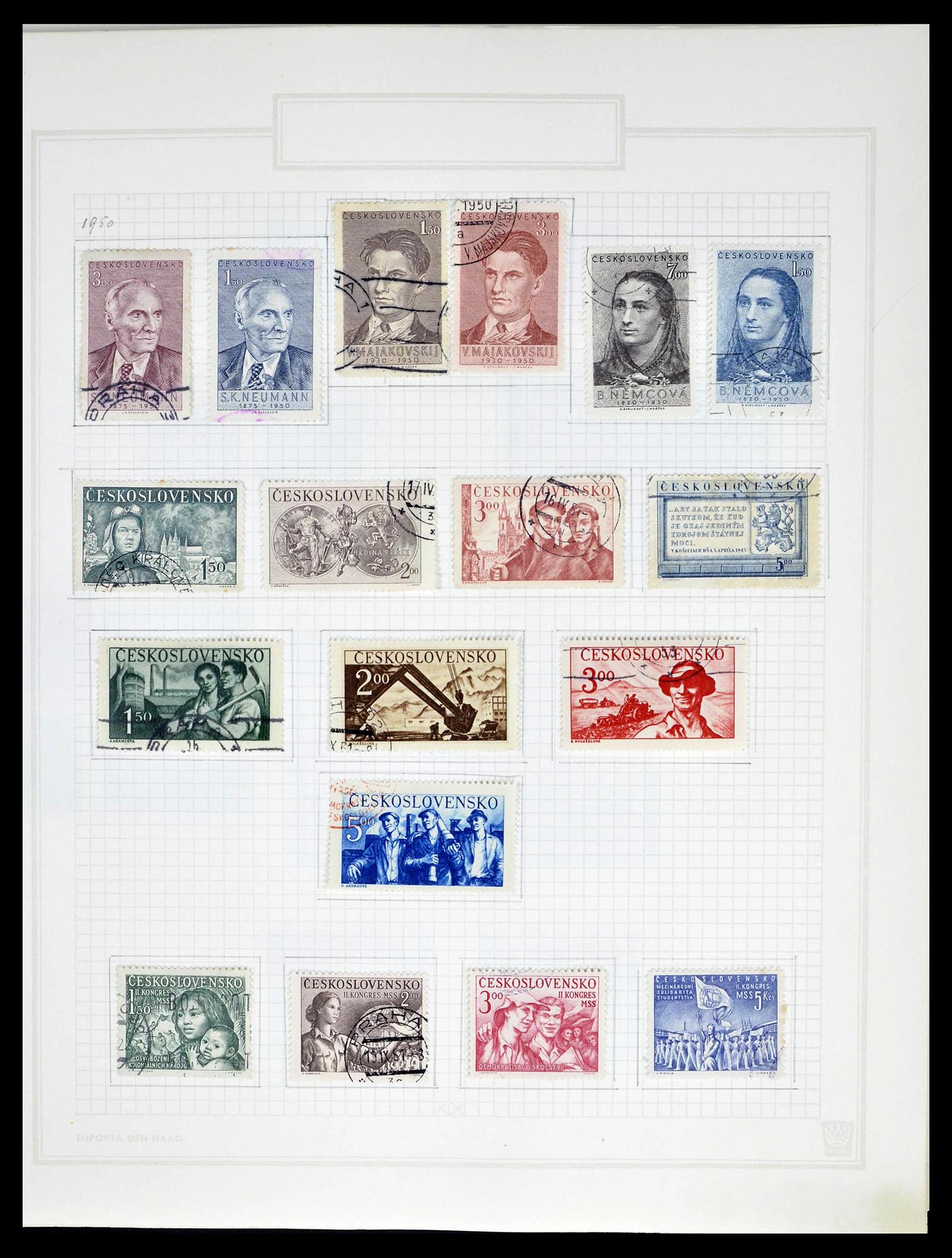 39207 0073 - Stamp collection 39207 Czechoslovakia 1918-1992.