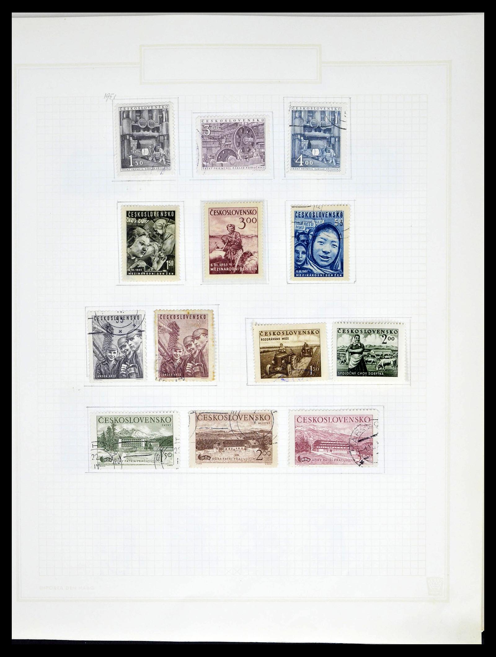 39207 0076 - Stamp collection 39207 Czechoslovakia 1918-1992.