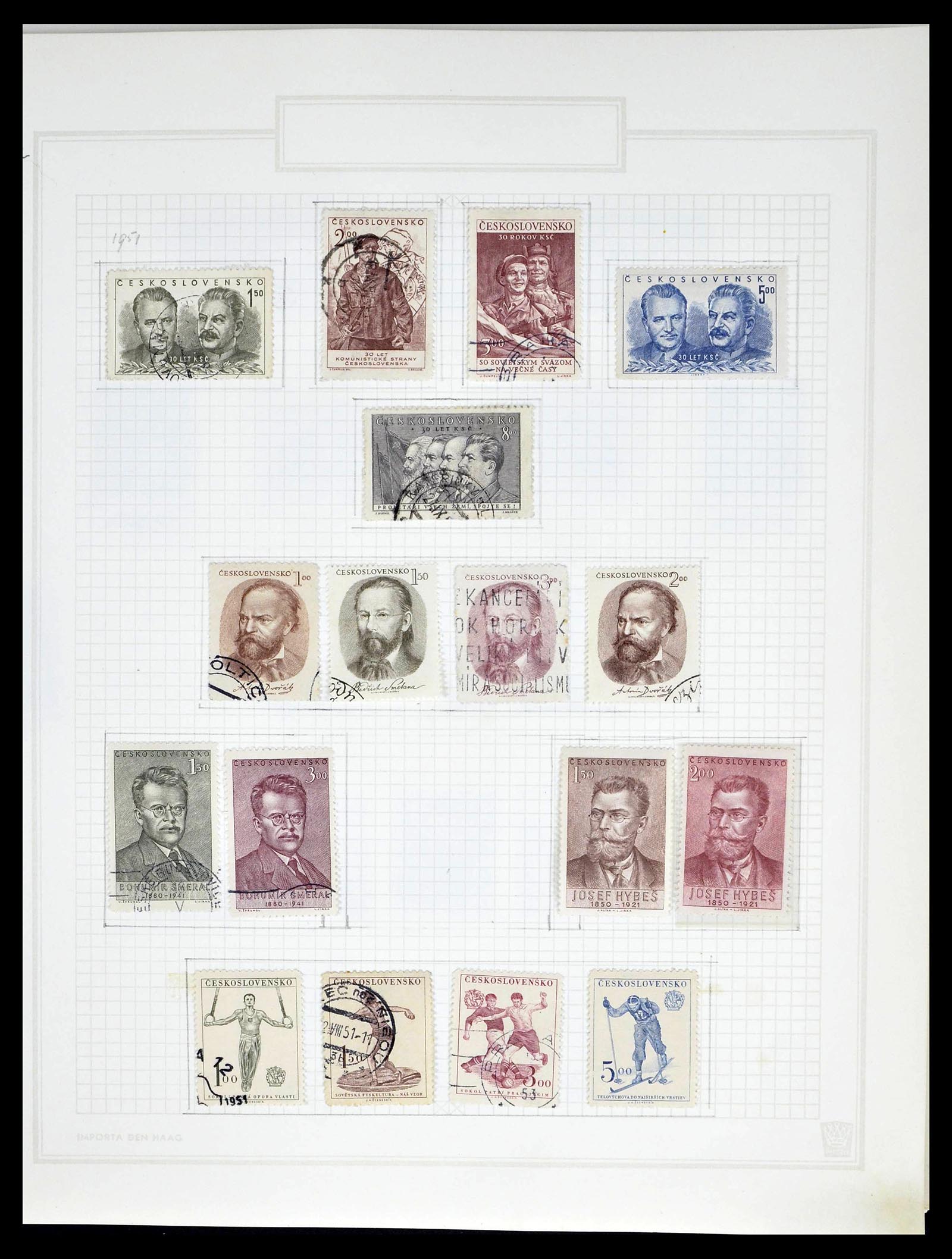 39207 0077 - Stamp collection 39207 Czechoslovakia 1918-1992.