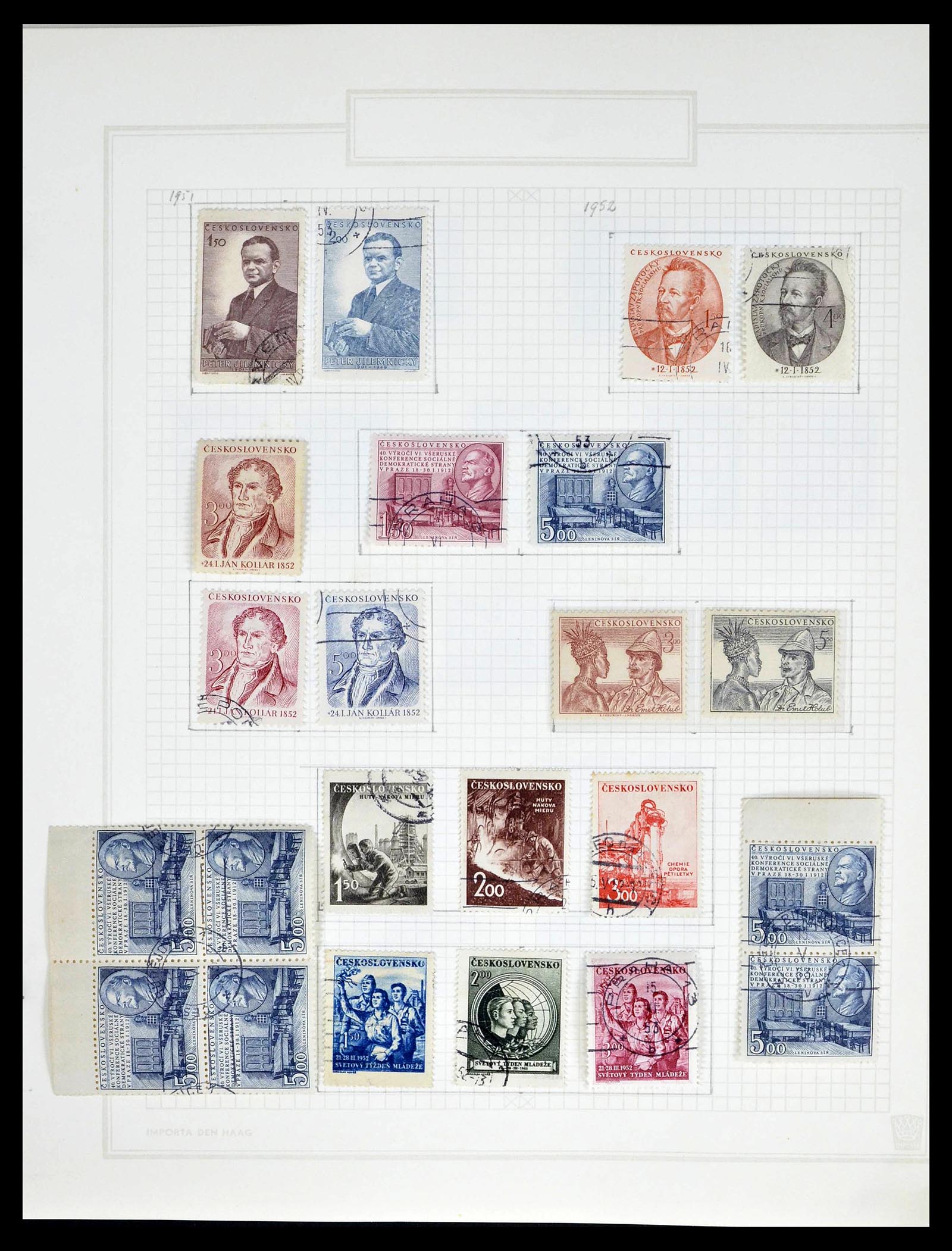 39207 0079 - Stamp collection 39207 Czechoslovakia 1918-1992.
