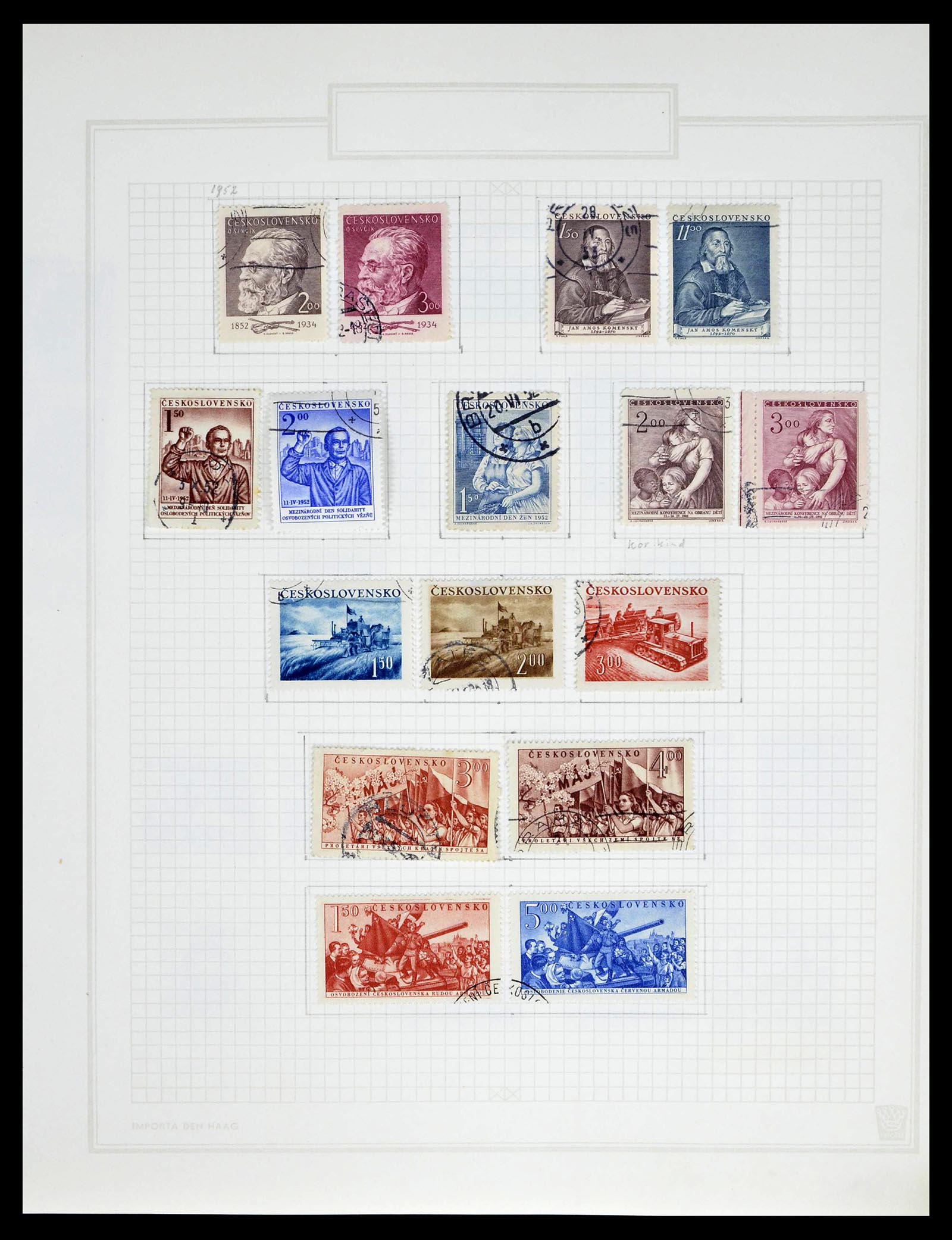 39207 0080 - Stamp collection 39207 Czechoslovakia 1918-1992.