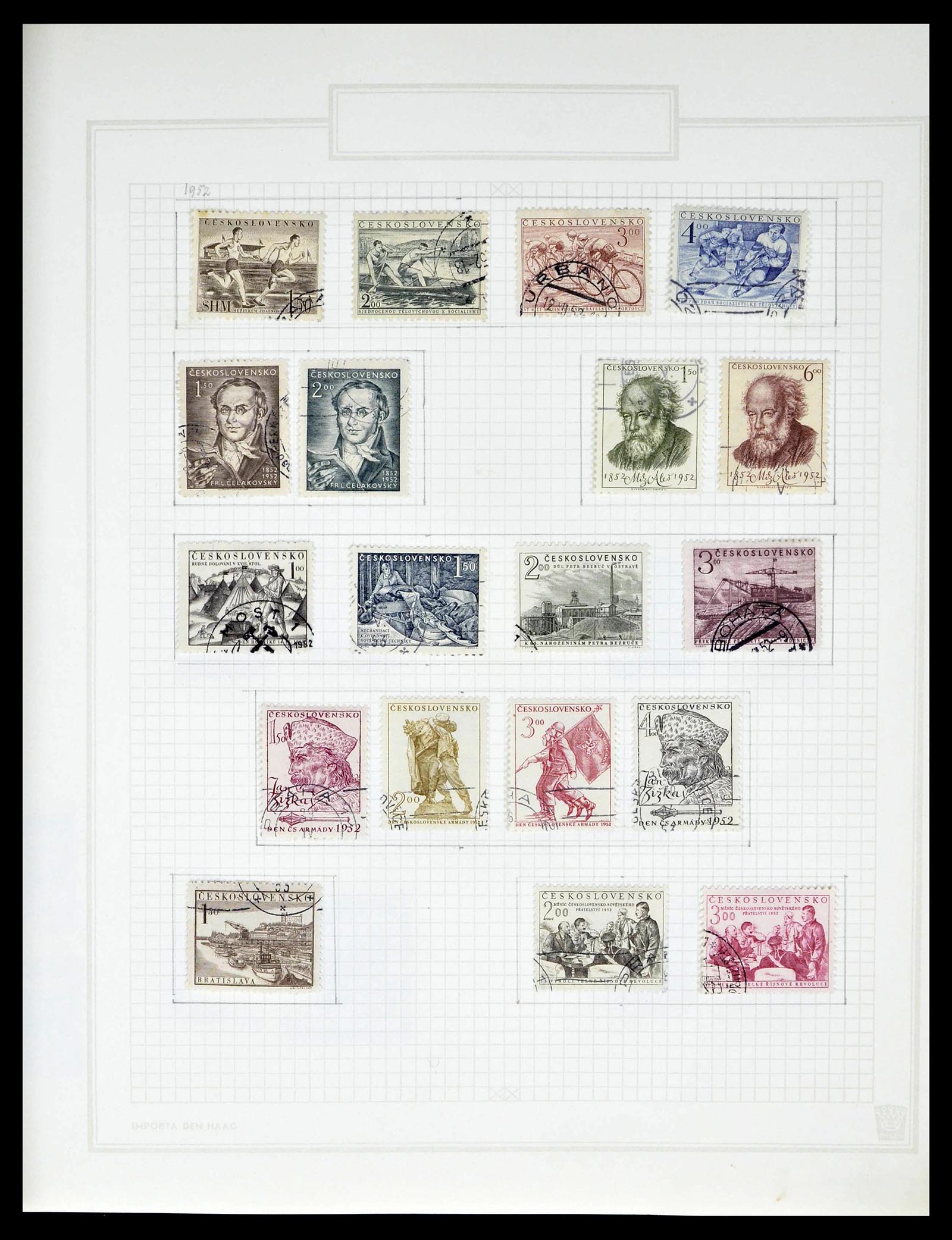 39207 0082 - Stamp collection 39207 Czechoslovakia 1918-1992.