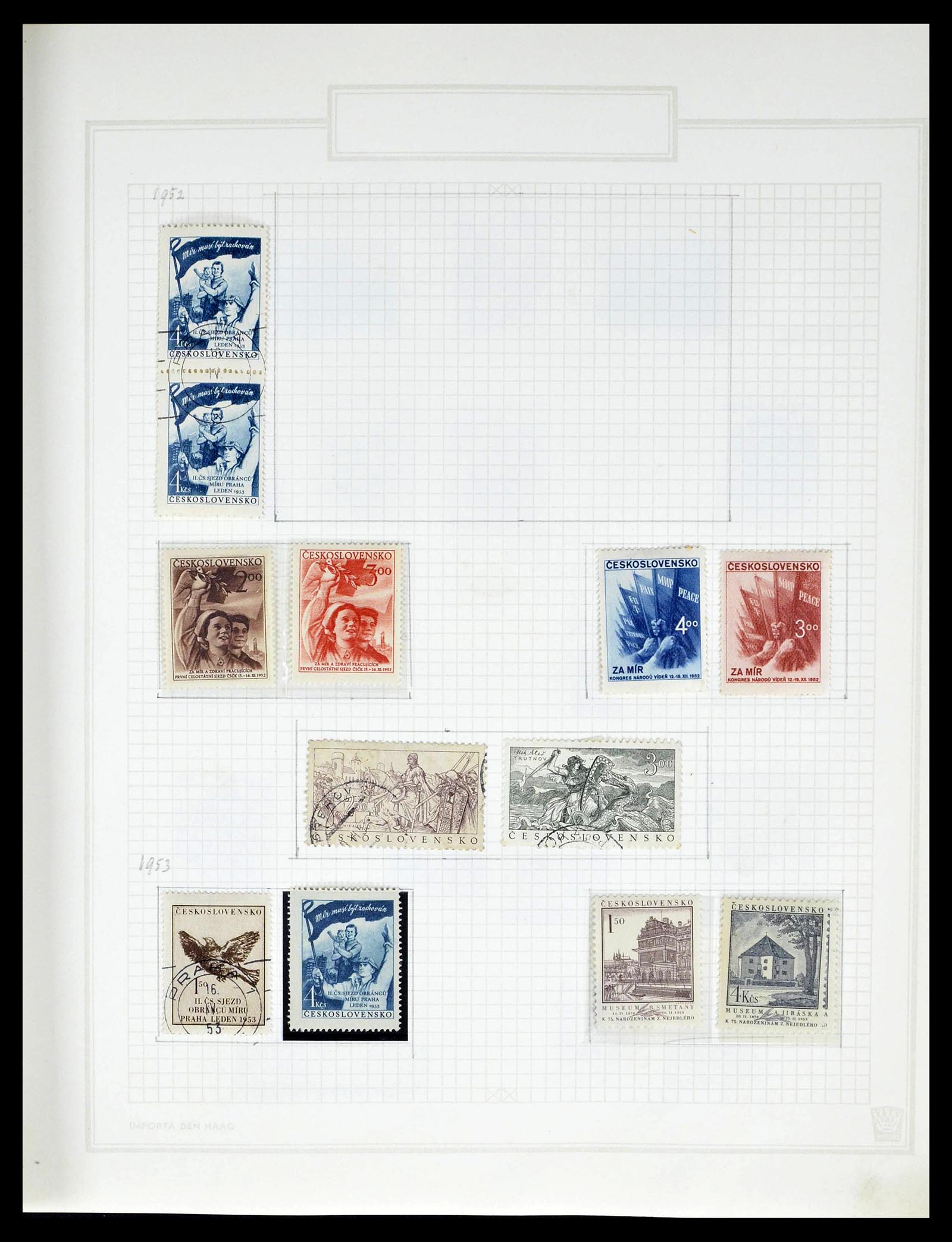 39207 0083 - Stamp collection 39207 Czechoslovakia 1918-1992.