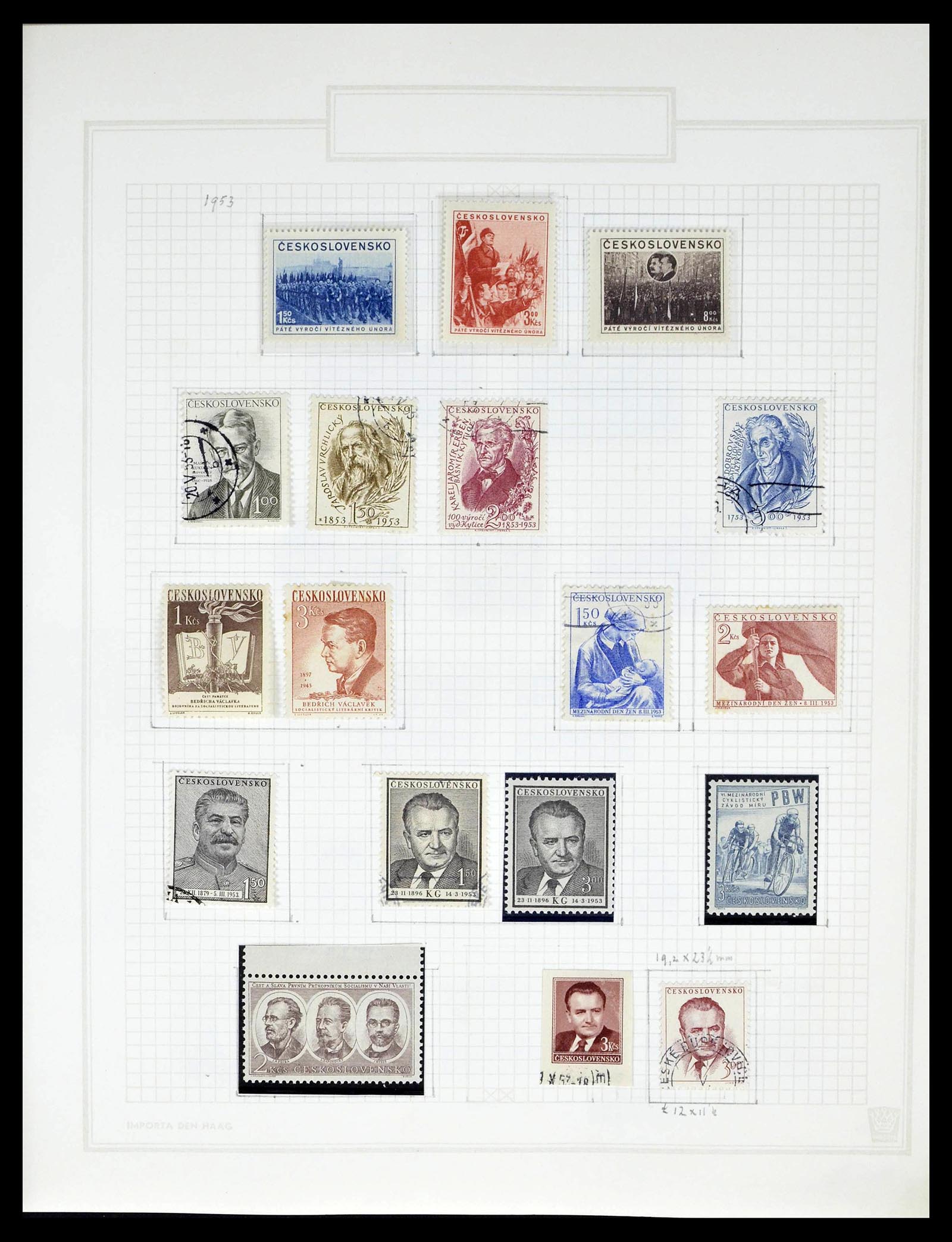 39207 0084 - Stamp collection 39207 Czechoslovakia 1918-1992.