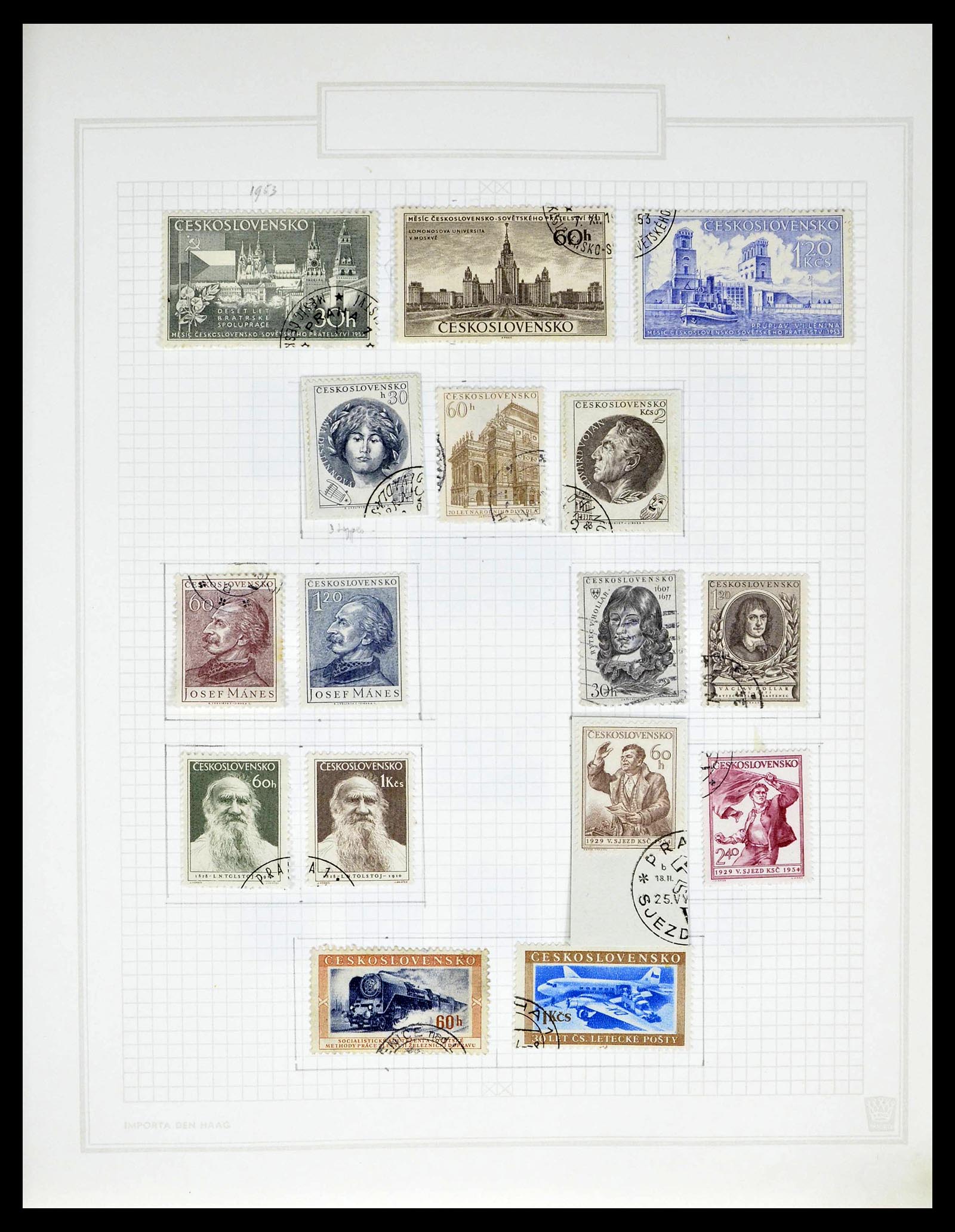 39207 0087 - Stamp collection 39207 Czechoslovakia 1918-1992.