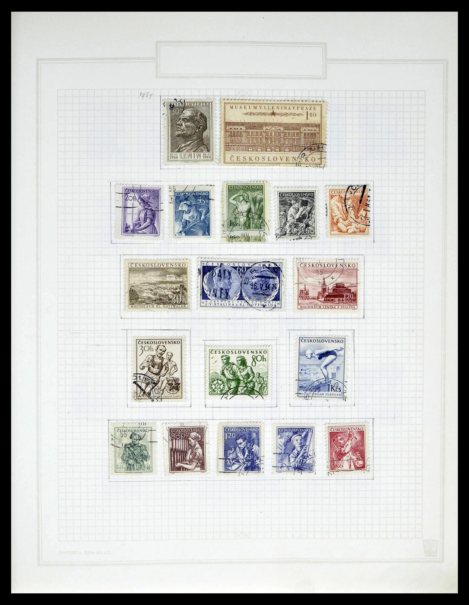 39207 0088 - Stamp collection 39207 Czechoslovakia 1918-1992.