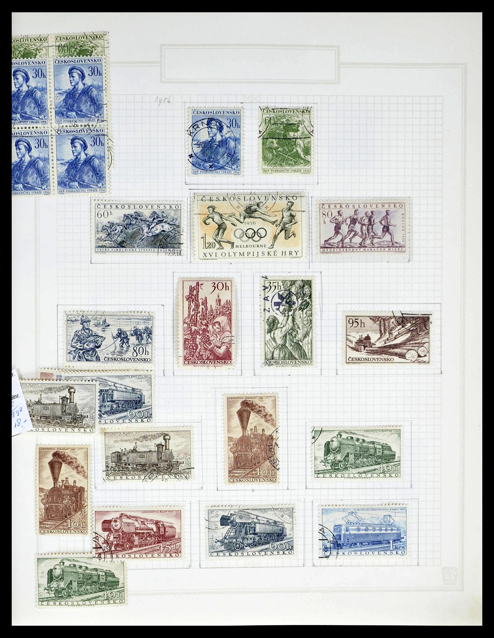 39207 0096 - Stamp collection 39207 Czechoslovakia 1918-1992.