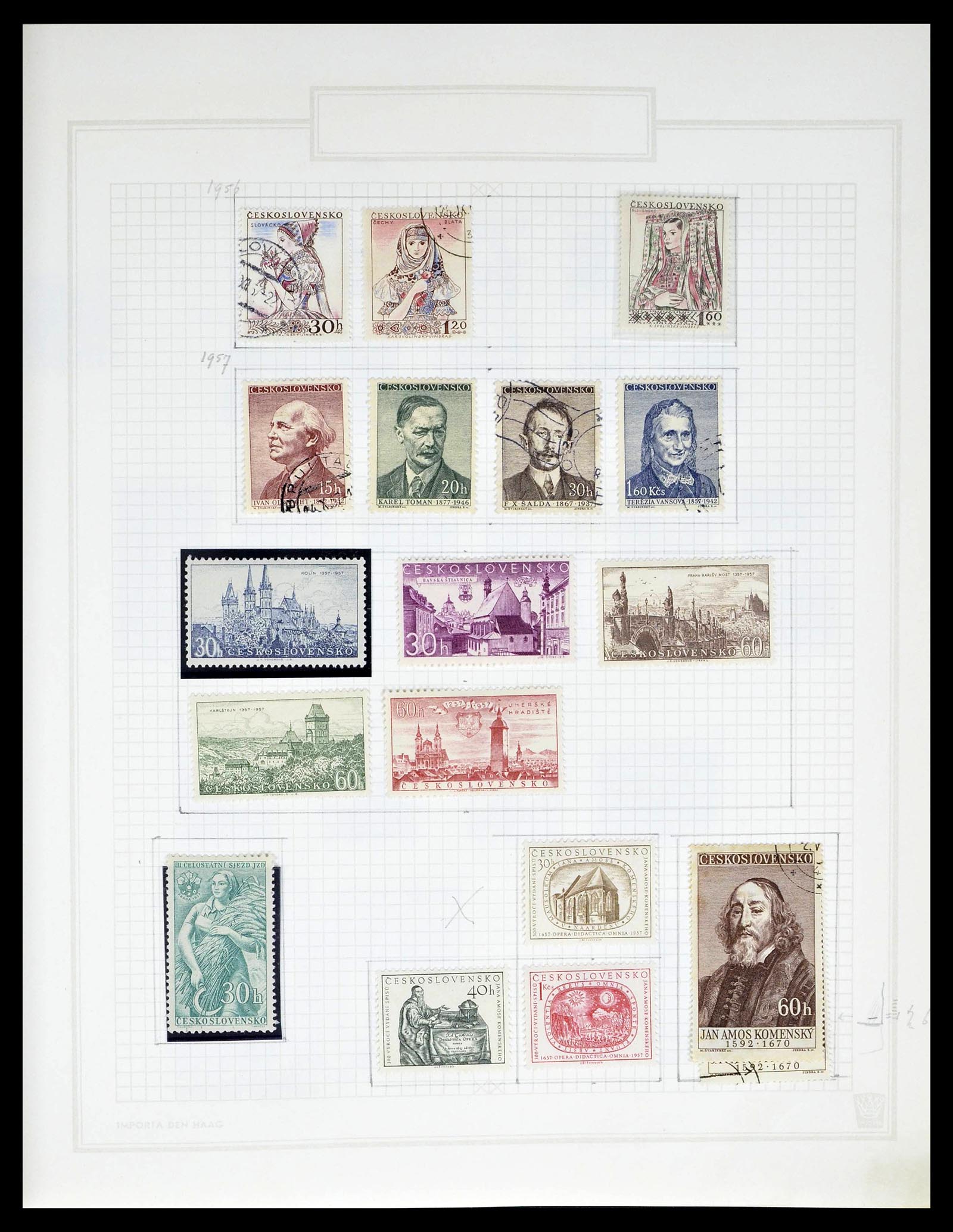 39207 0097 - Stamp collection 39207 Czechoslovakia 1918-1992.