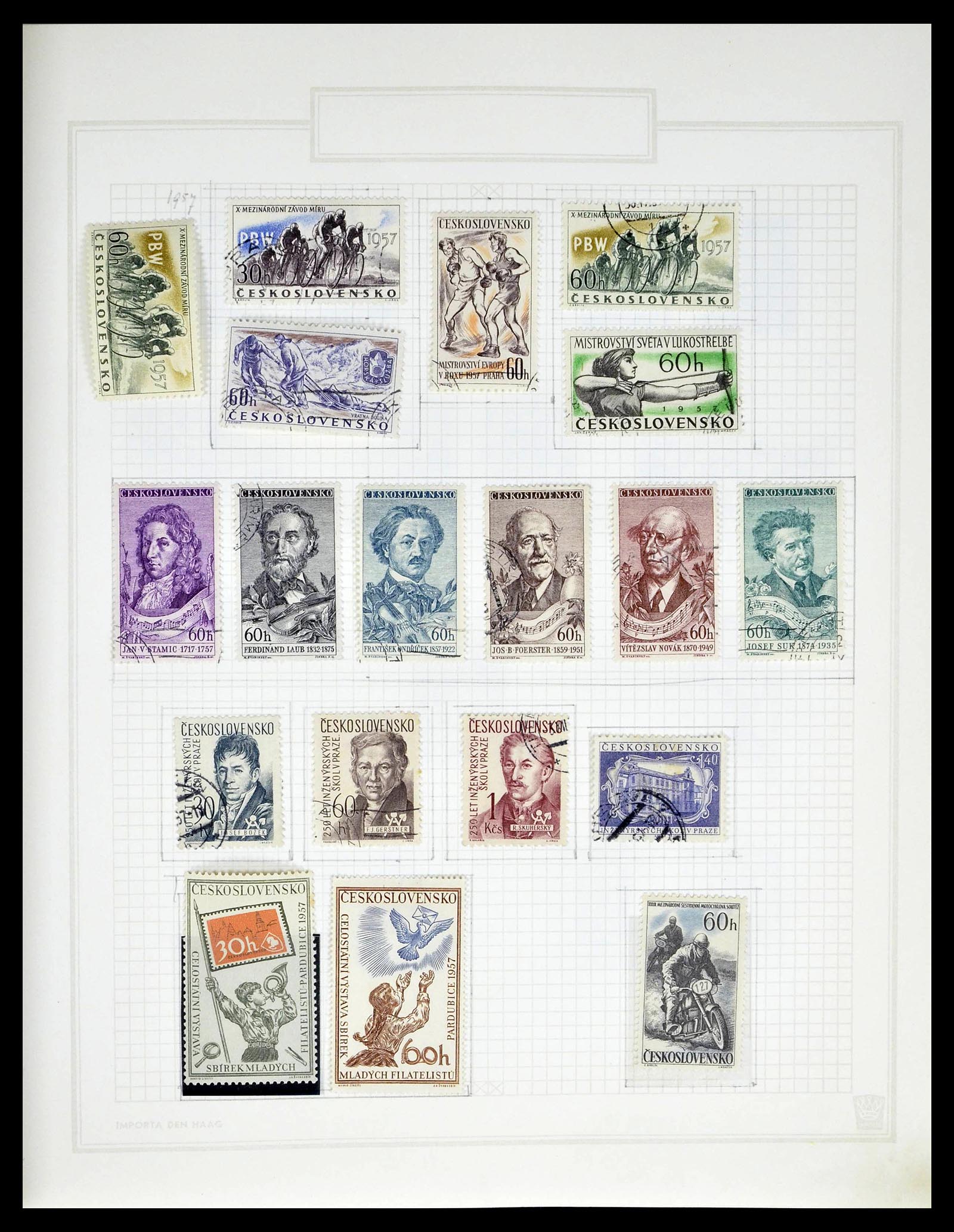 39207 0099 - Stamp collection 39207 Czechoslovakia 1918-1992.