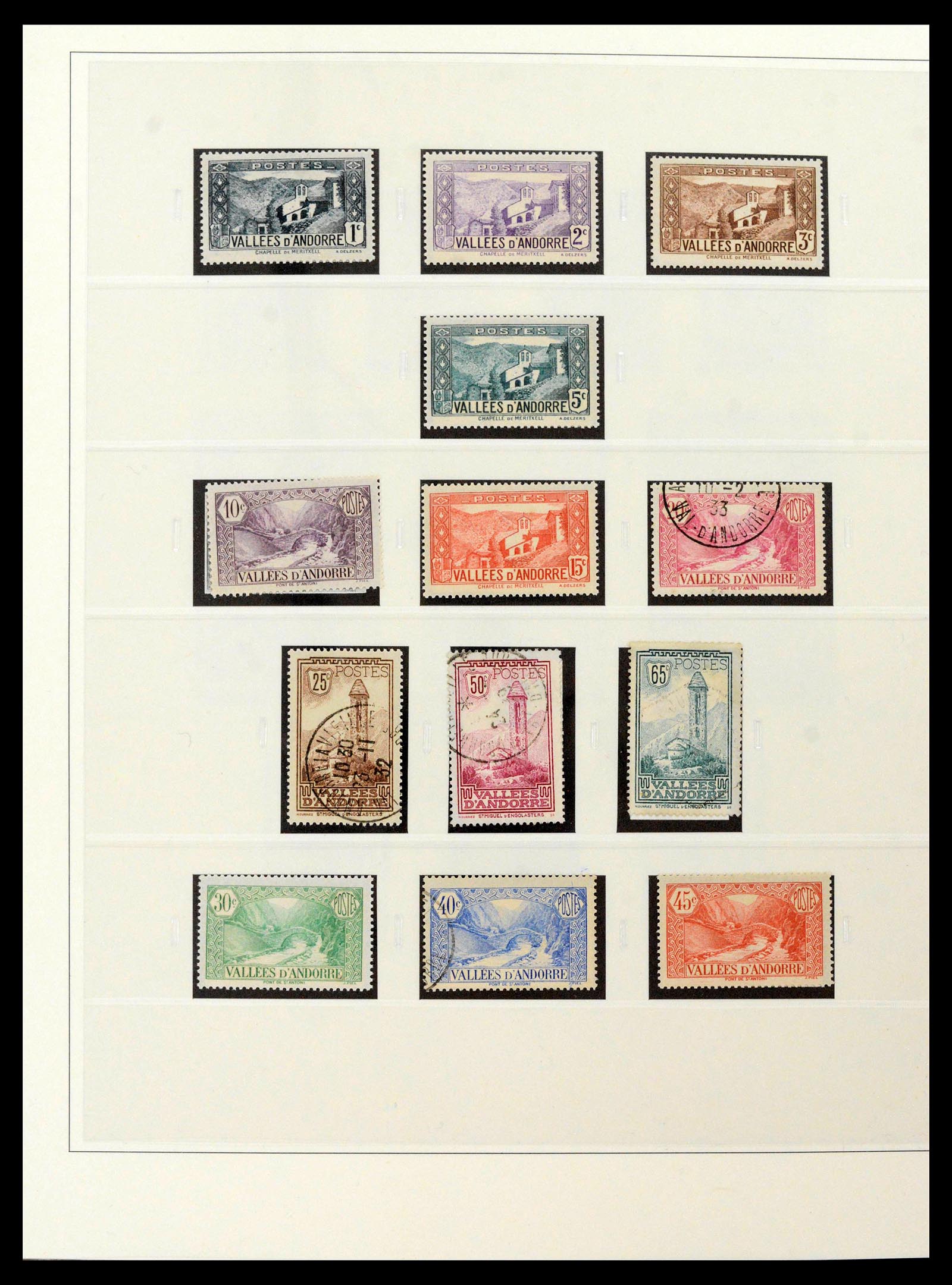 39208 0002 - Stamp collection 39208 French Andorra 1931-1987.