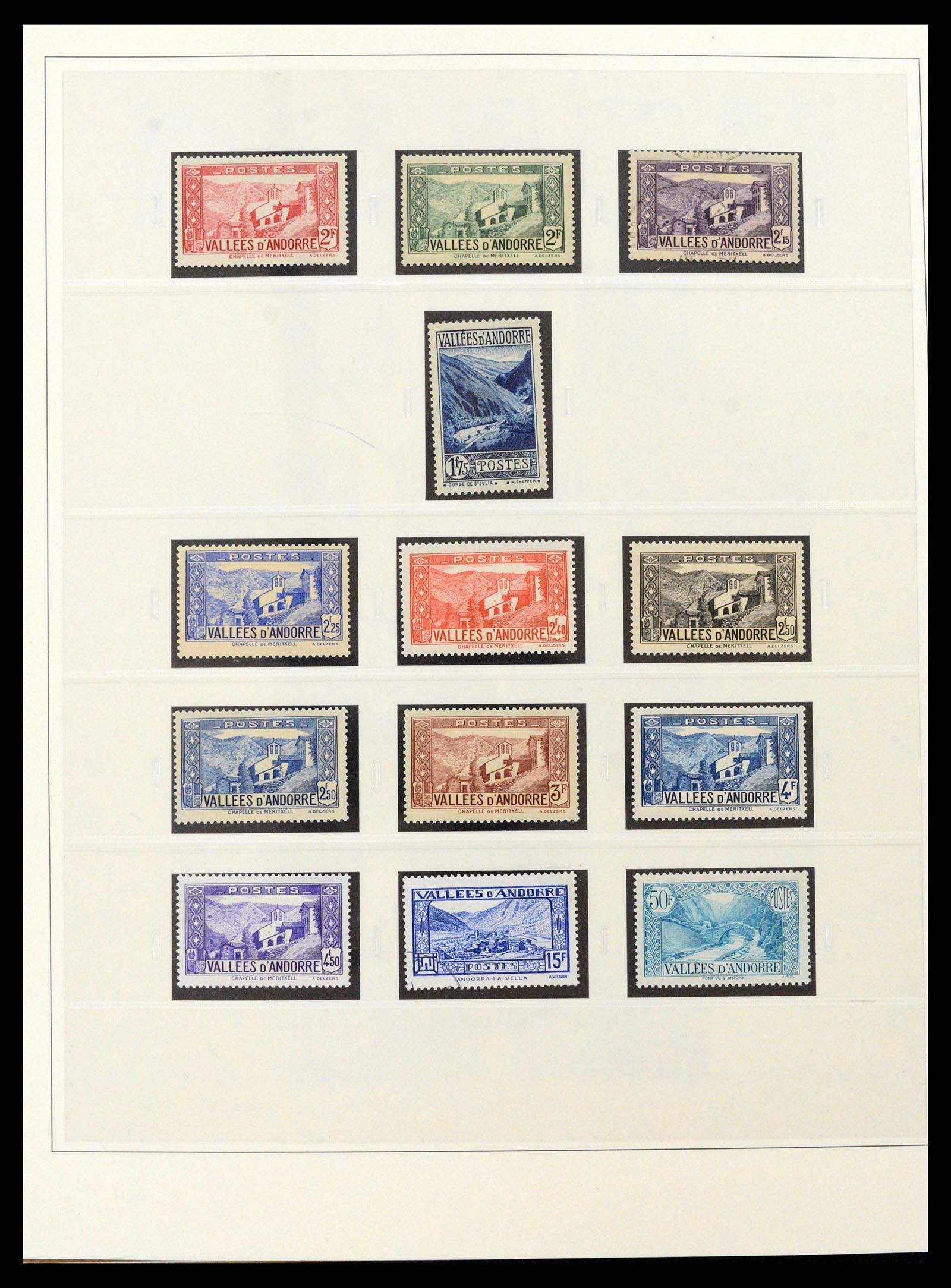 39208 0006 - Stamp collection 39208 French Andorra 1931-1987.