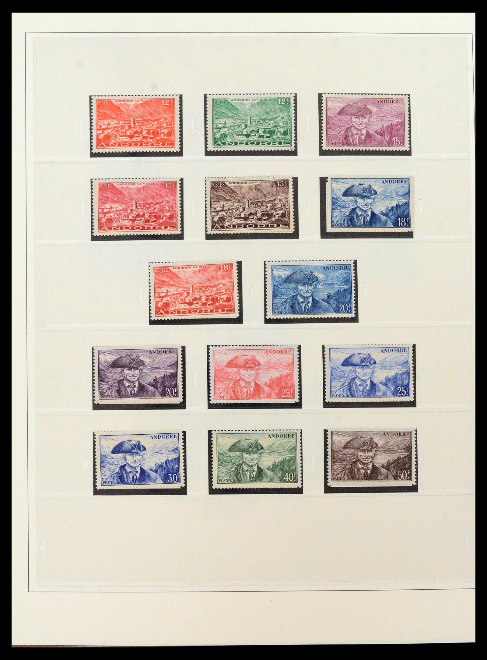 39208 0009 - Stamp collection 39208 French Andorra 1931-1987.