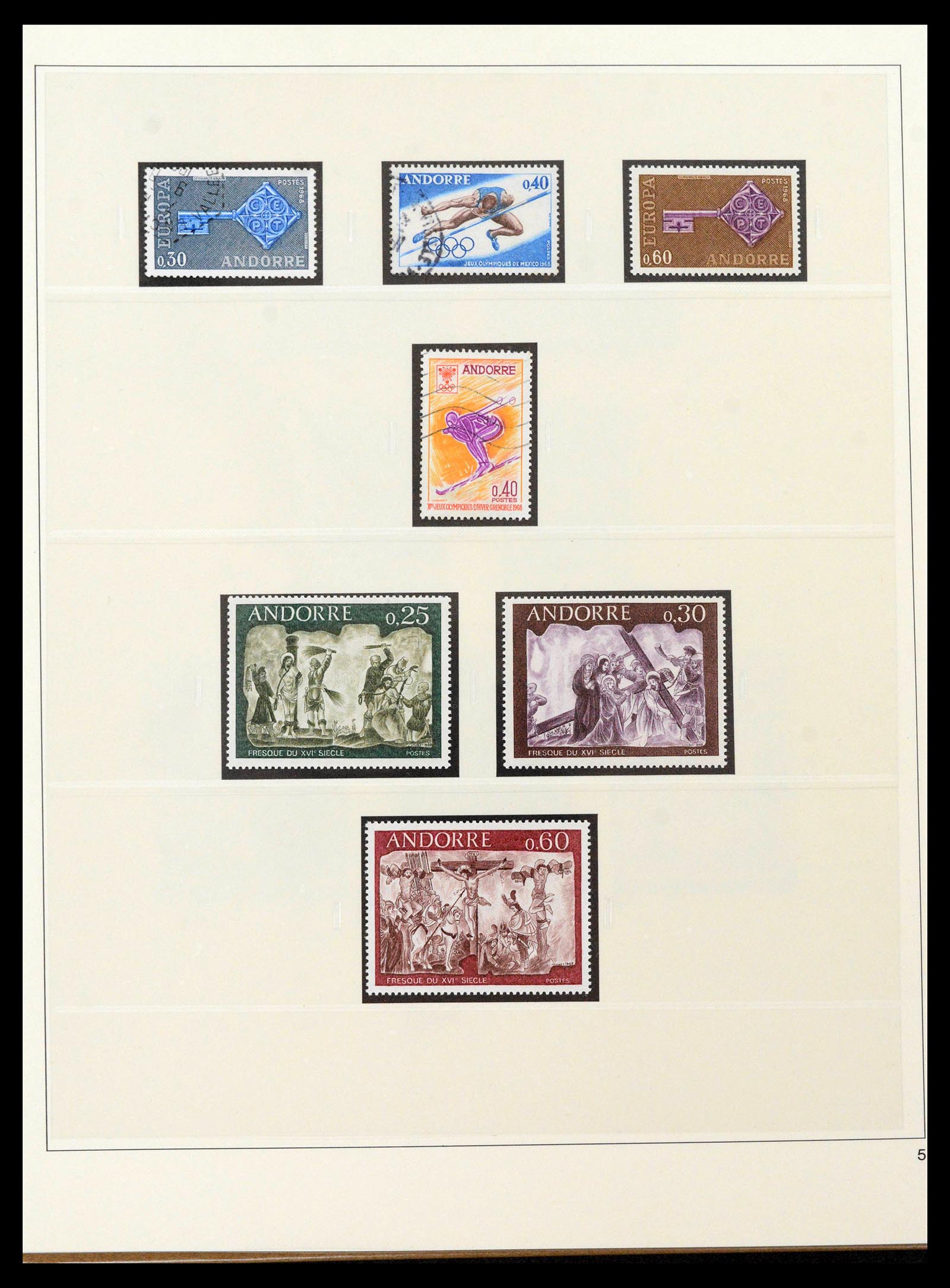 39208 0017 - Stamp collection 39208 French Andorra 1931-1987.