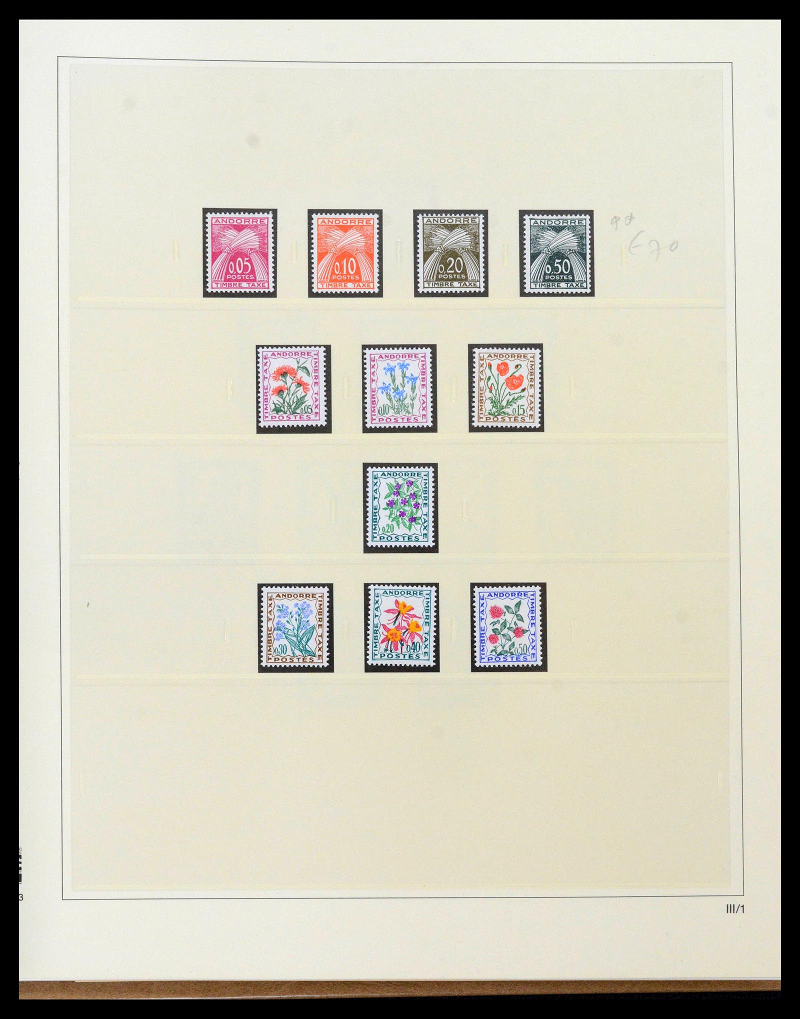 39208 0042 - Postzegelverzameling 39208 Frans Andorra 1931-1987.