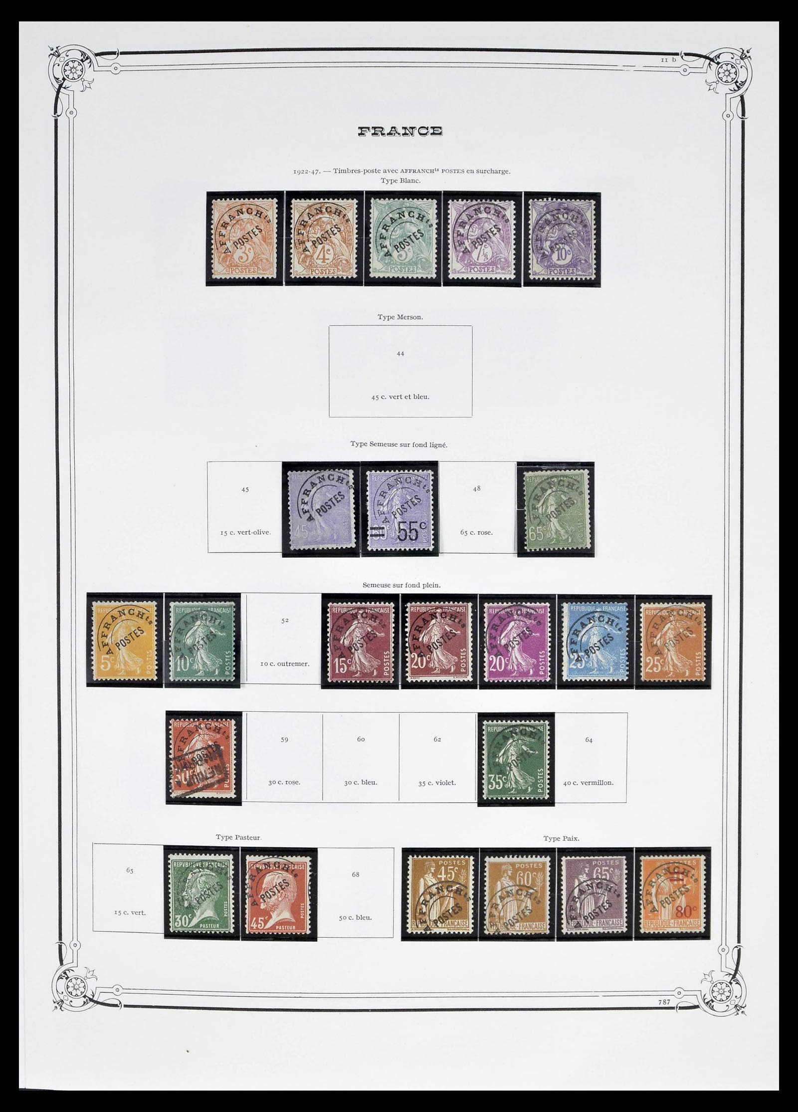 39209 0005 - Postzegelverzameling 39209 Frankrijk en koloniën 1877-1975.