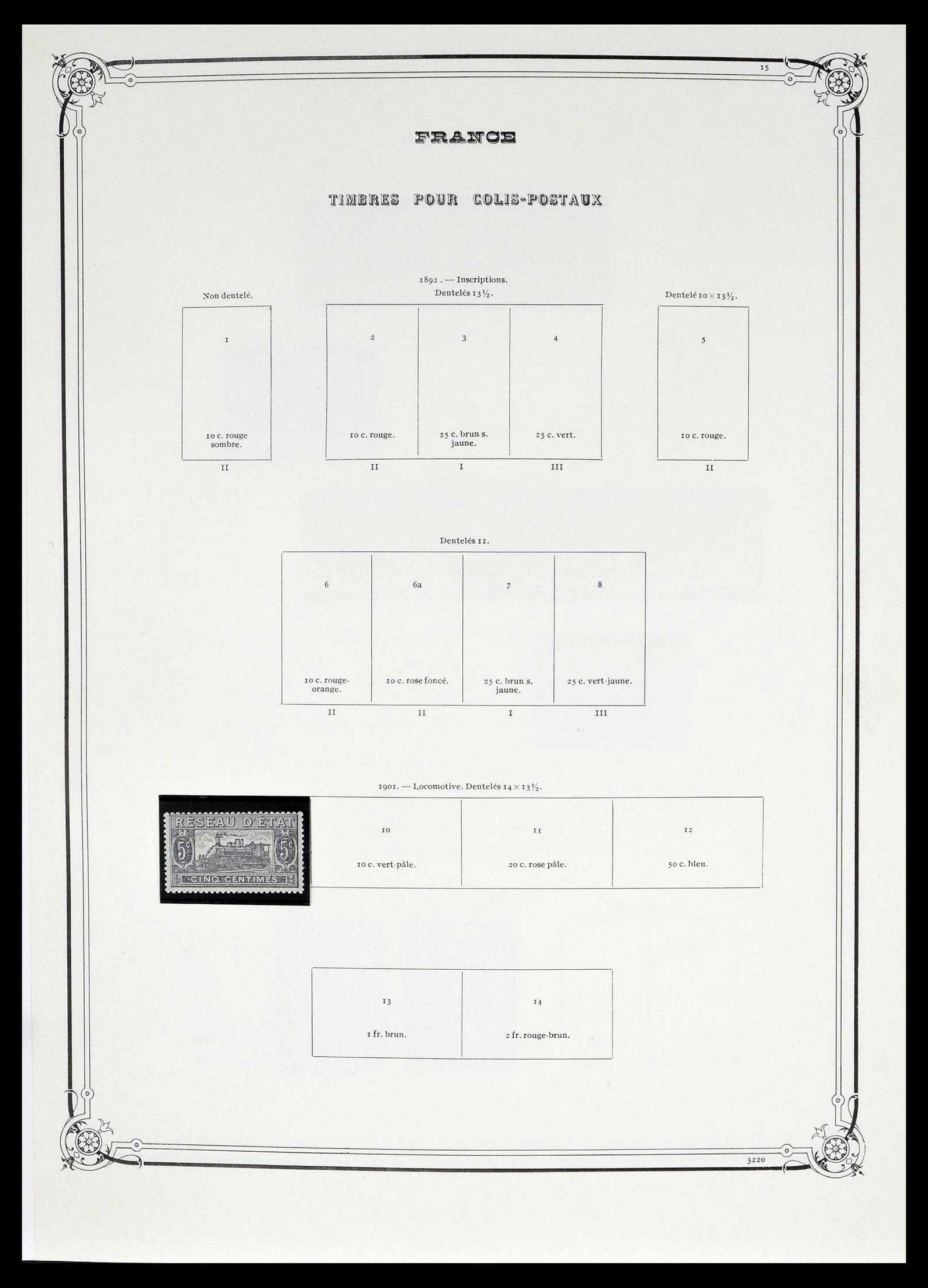 39209 0011 - Postzegelverzameling 39209 Frankrijk en koloniën 1877-1975.