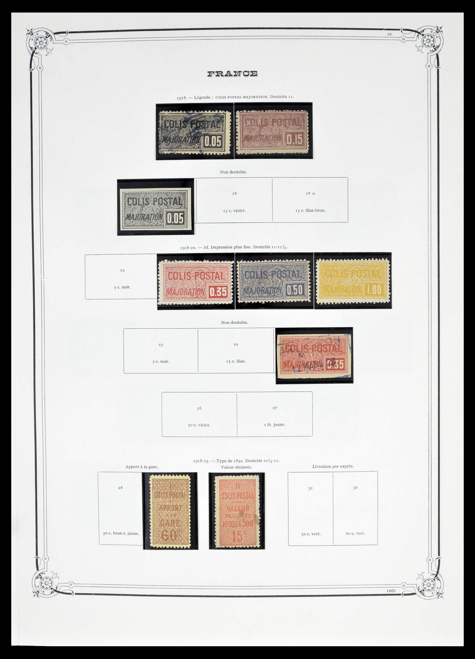 39209 0012 - Postzegelverzameling 39209 Frankrijk en koloniën 1877-1975.