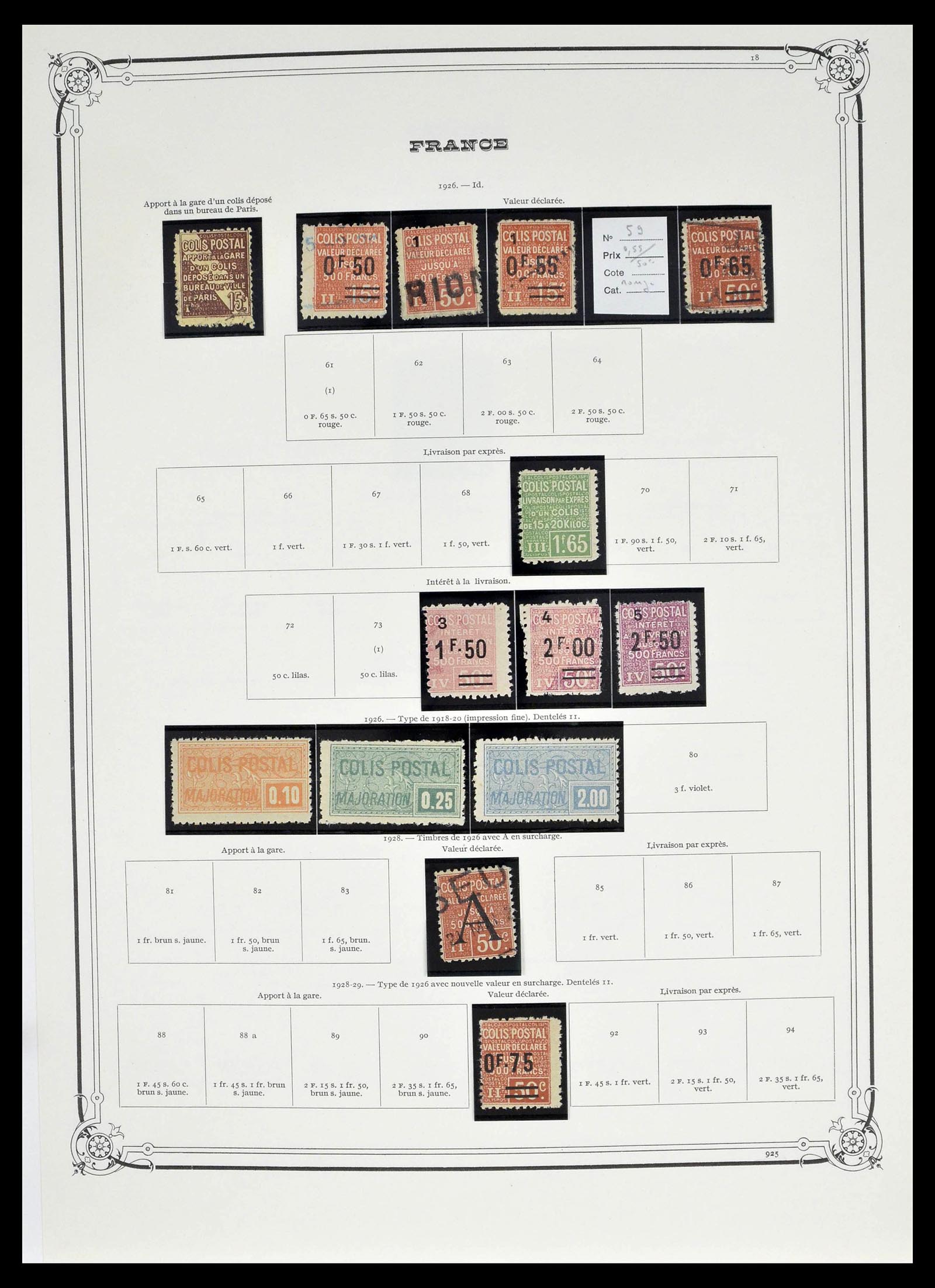 39209 0014 - Postzegelverzameling 39209 Frankrijk en koloniën 1877-1975.