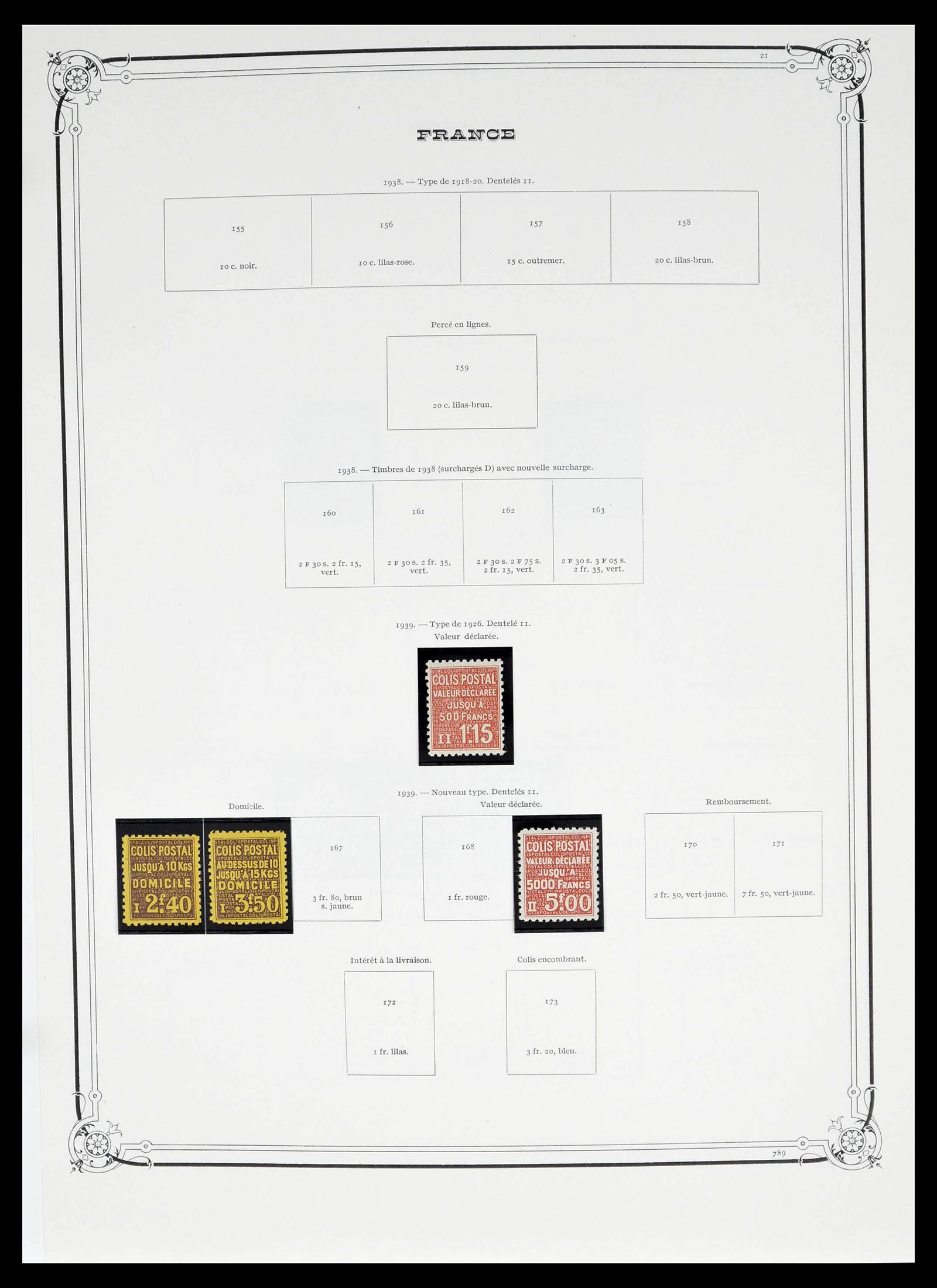 39209 0017 - Postzegelverzameling 39209 Frankrijk en koloniën 1877-1975.