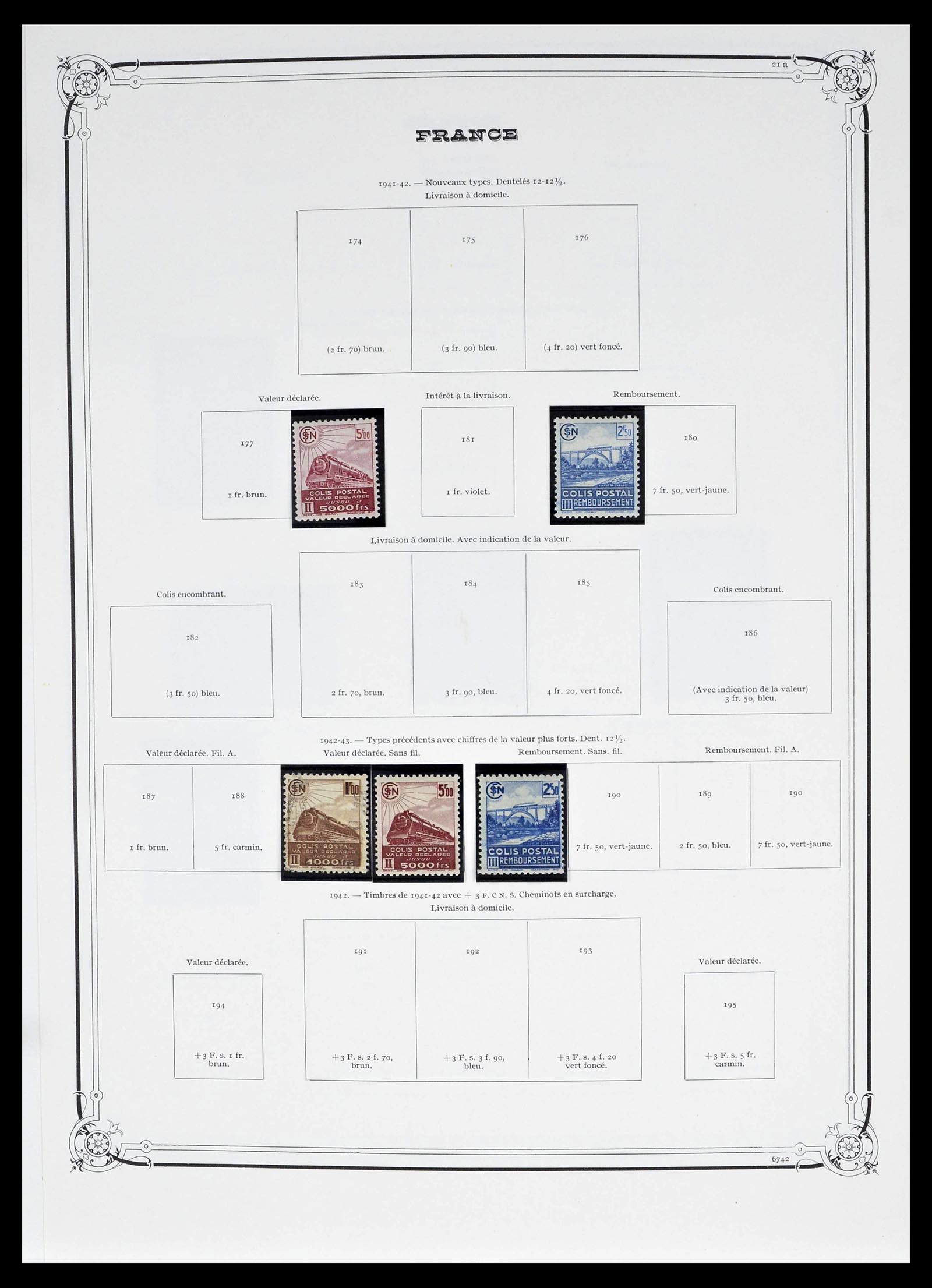 39209 0018 - Postzegelverzameling 39209 Frankrijk en koloniën 1877-1975.