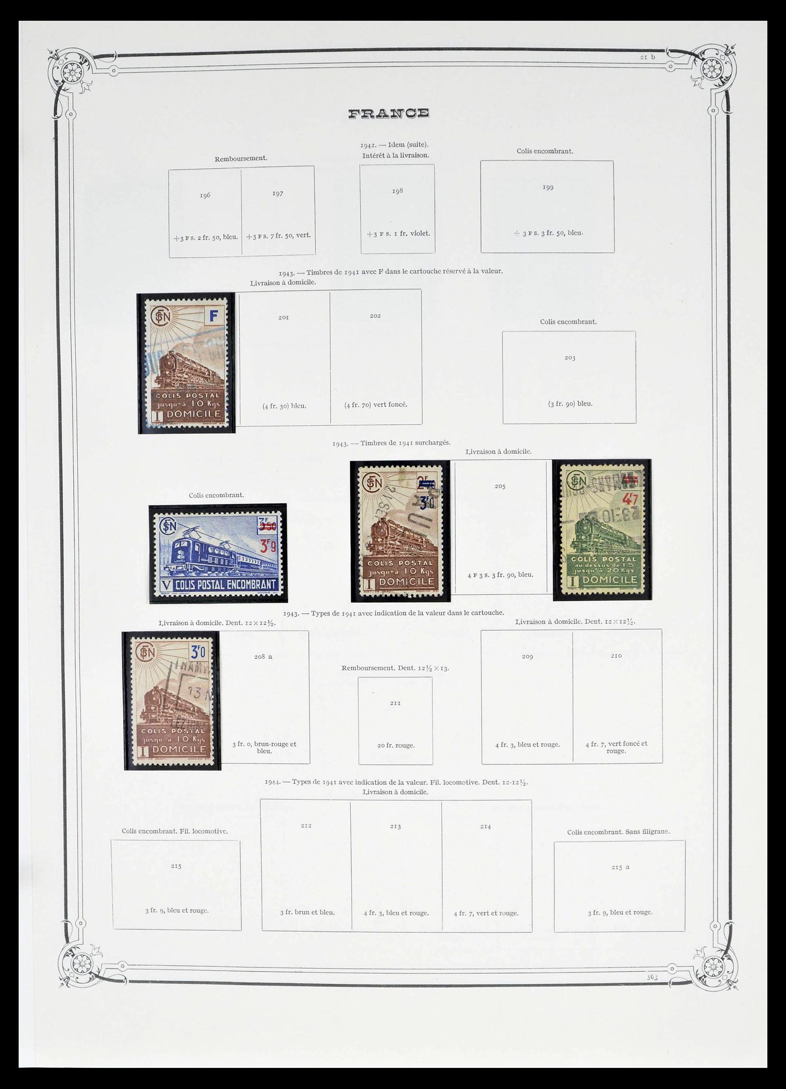39209 0019 - Postzegelverzameling 39209 Frankrijk en koloniën 1877-1975.