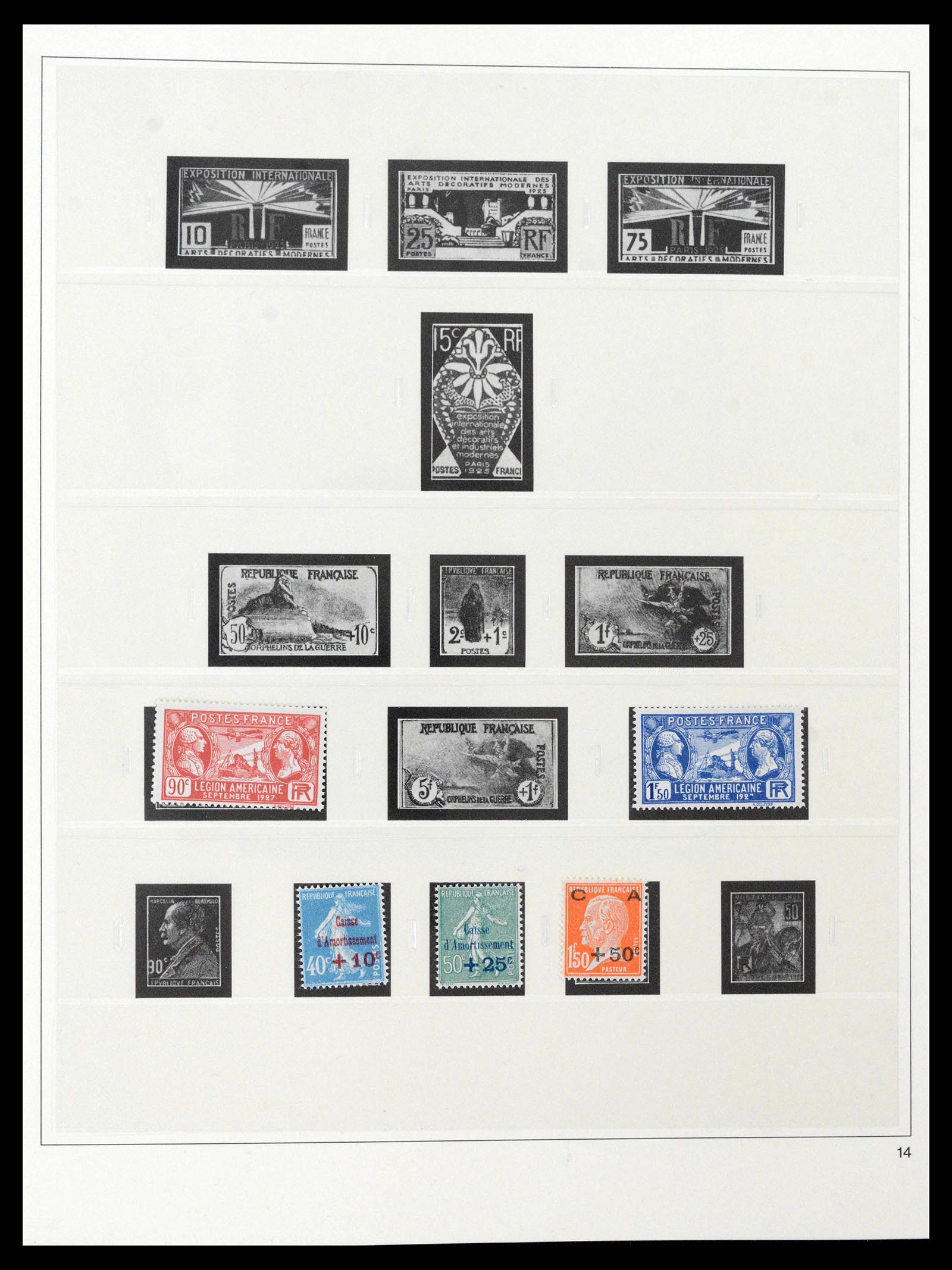 39210 0011 - Postzegelverzameling 39210 Frankrijk 1849-1987.