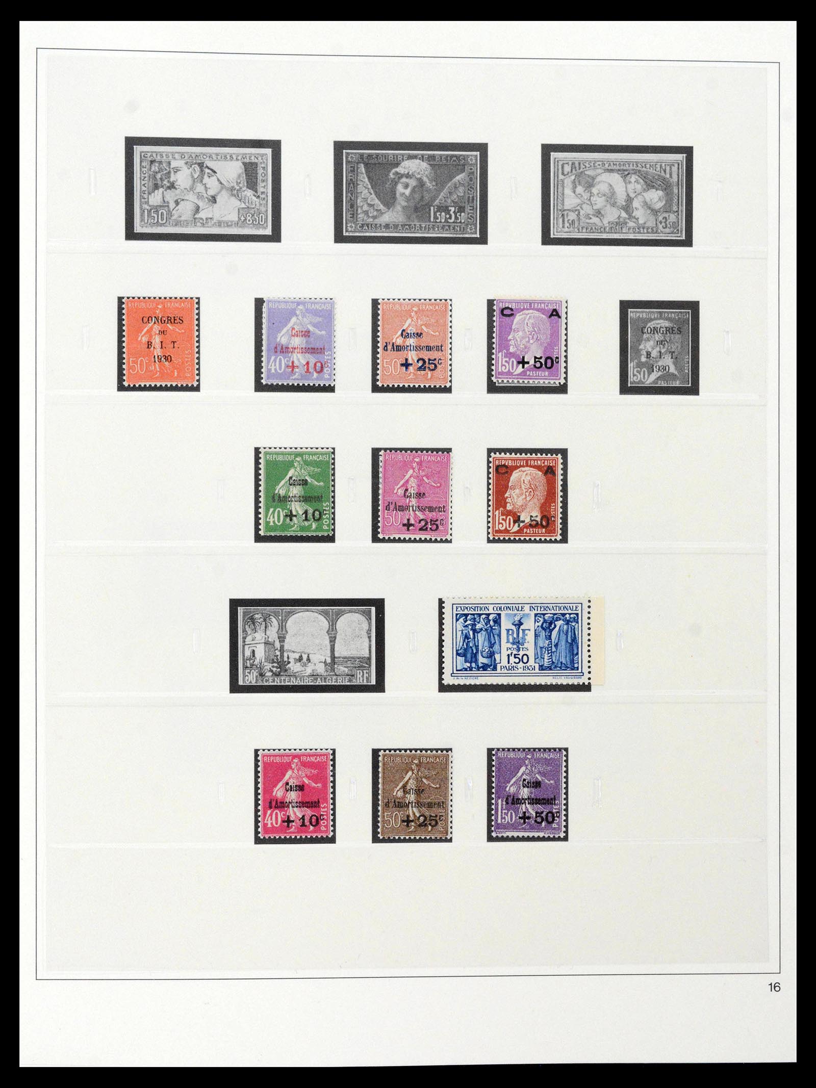 39210 0012 - Postzegelverzameling 39210 Frankrijk 1849-1987.