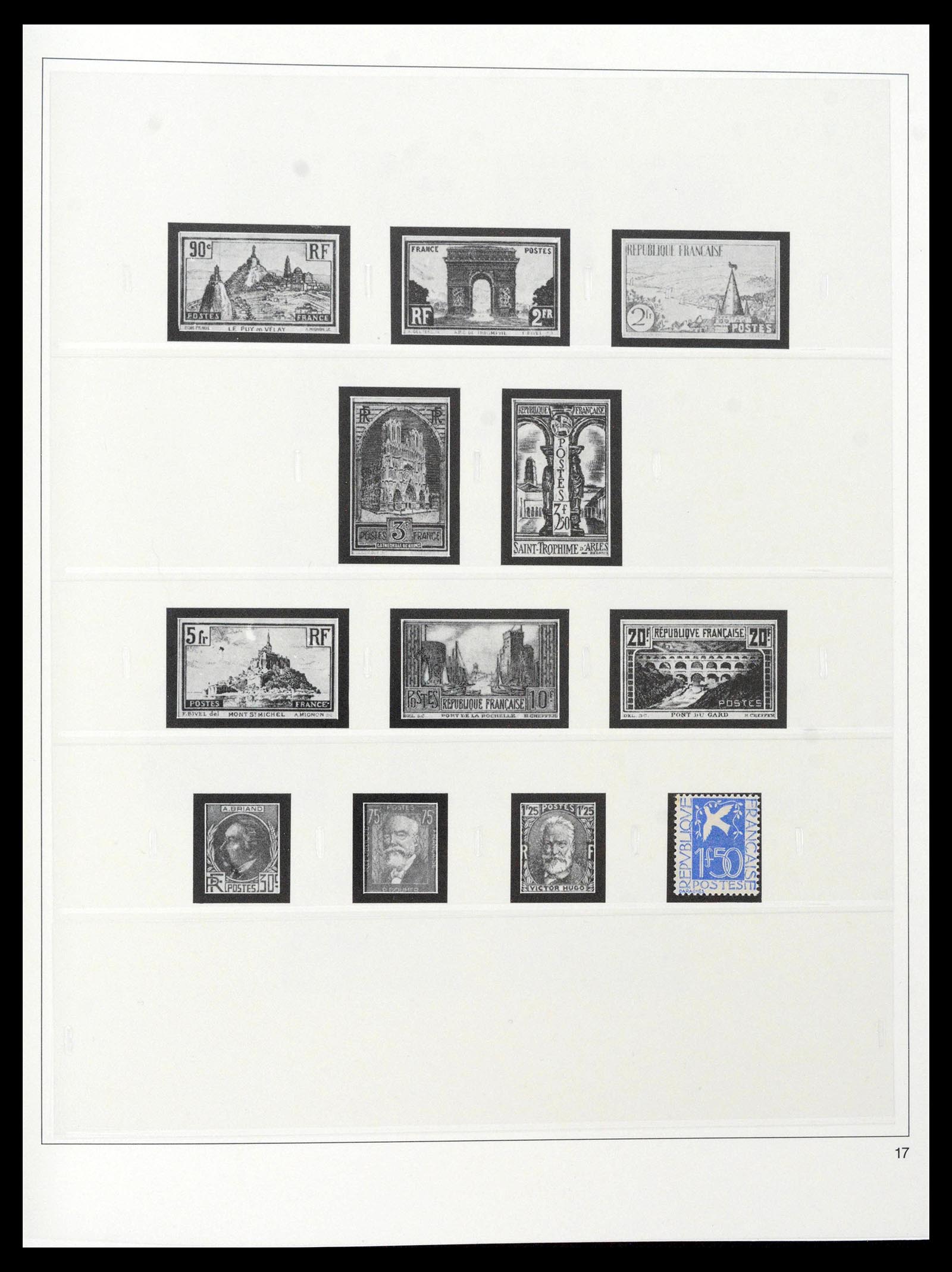 39210 0013 - Postzegelverzameling 39210 Frankrijk 1849-1987.