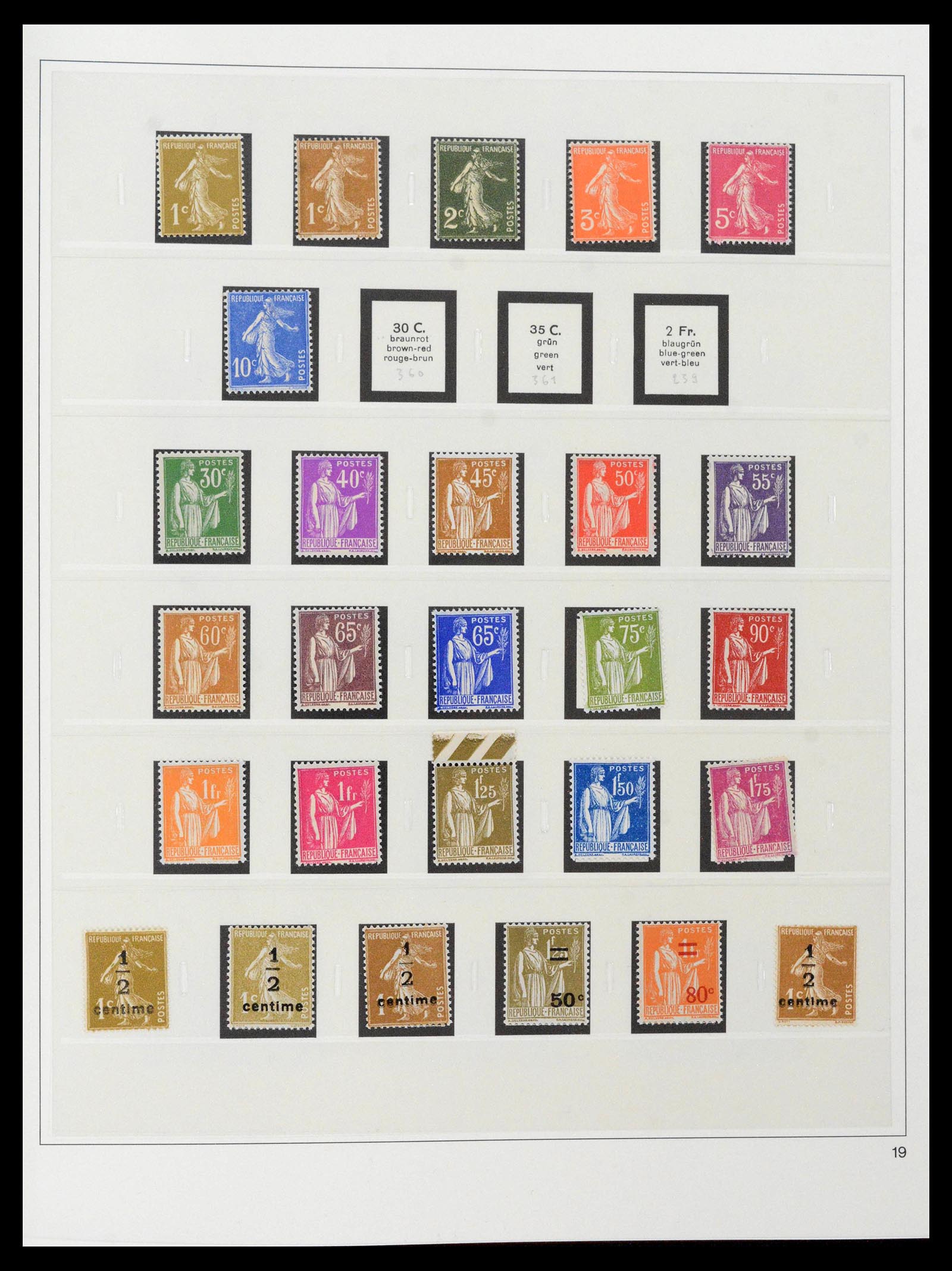 39210 0015 - Postzegelverzameling 39210 Frankrijk 1849-1987.