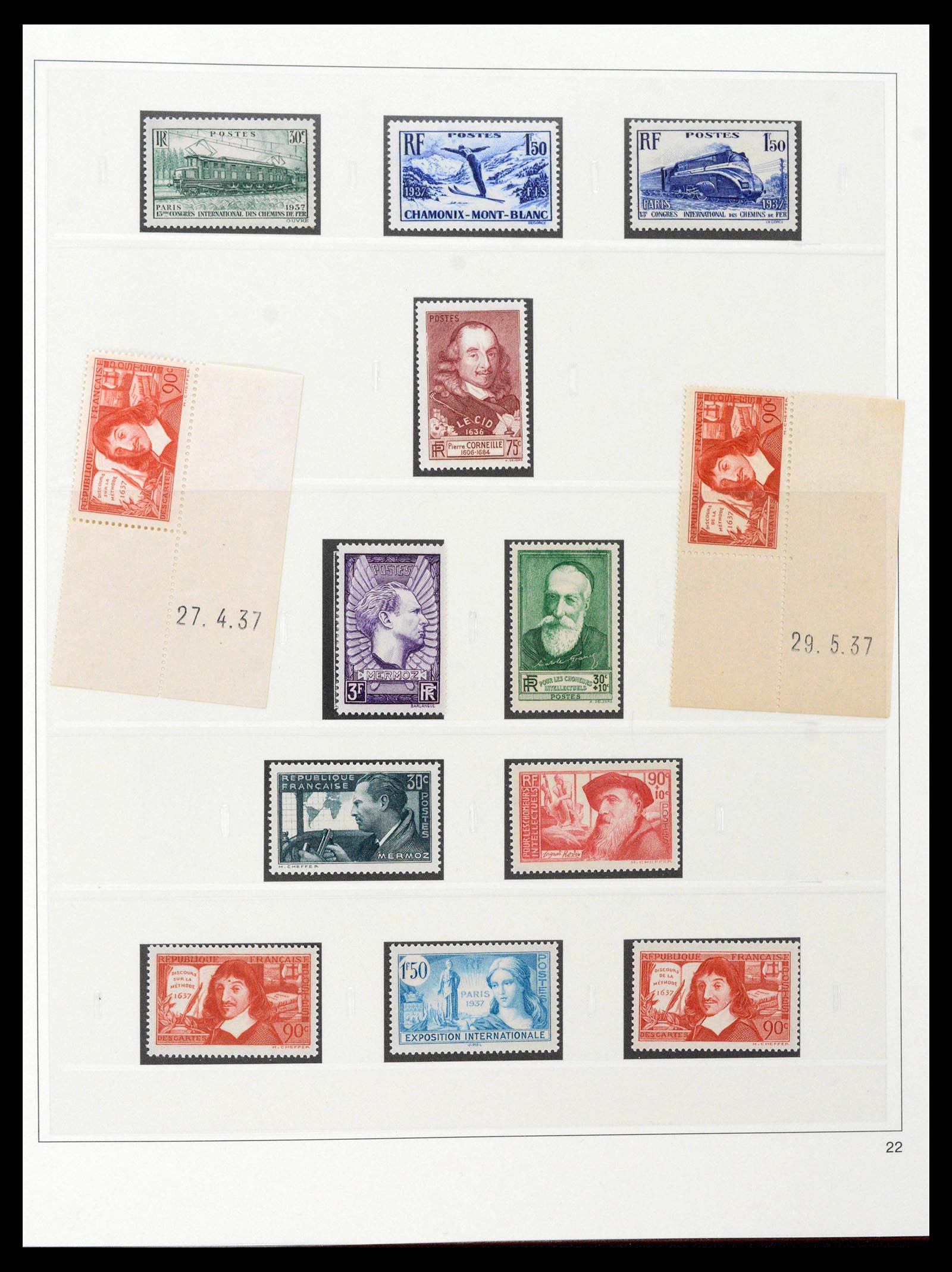 39210 0018 - Postzegelverzameling 39210 Frankrijk 1849-1987.