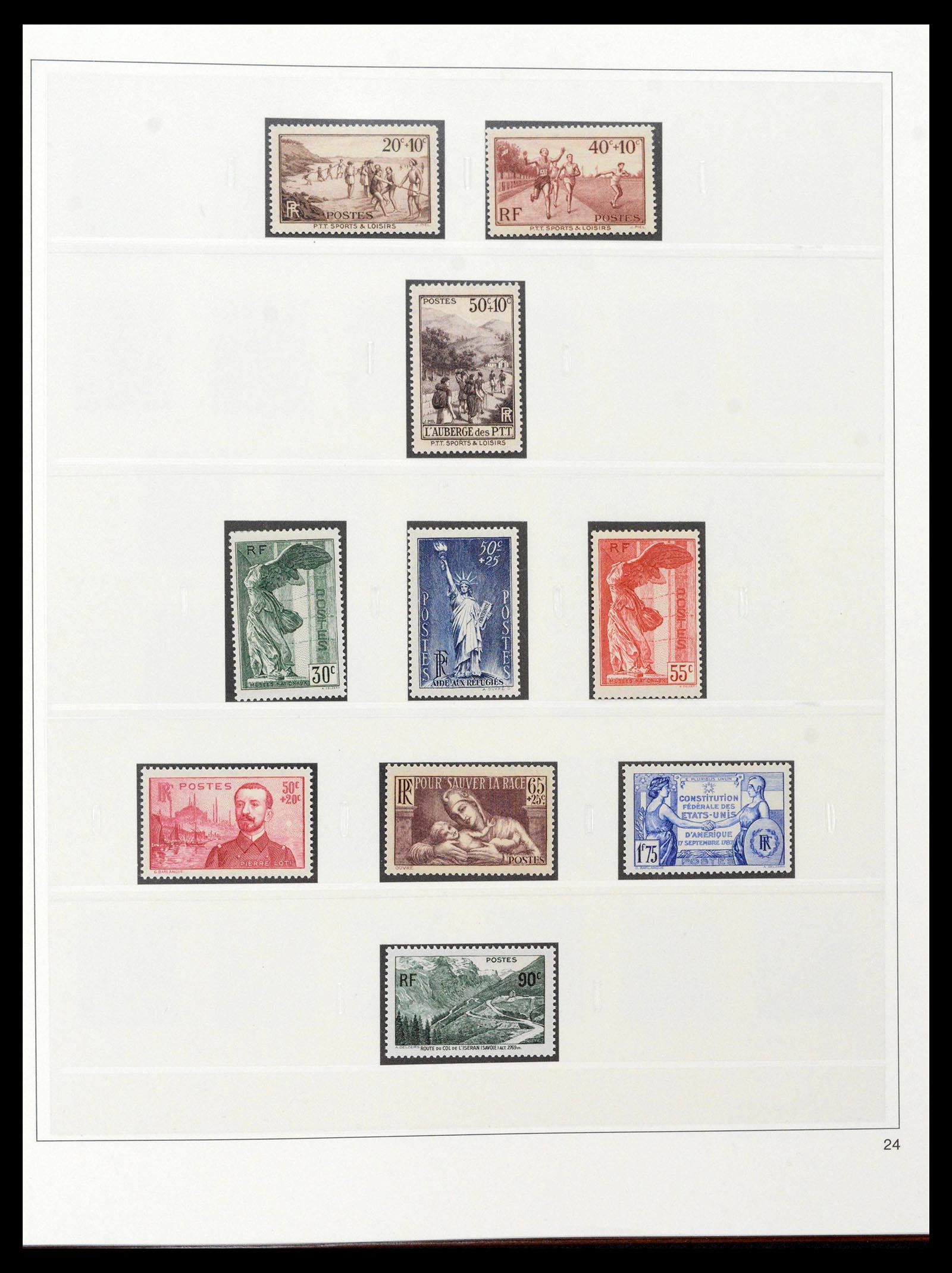 39210 0020 - Postzegelverzameling 39210 Frankrijk 1849-1987.