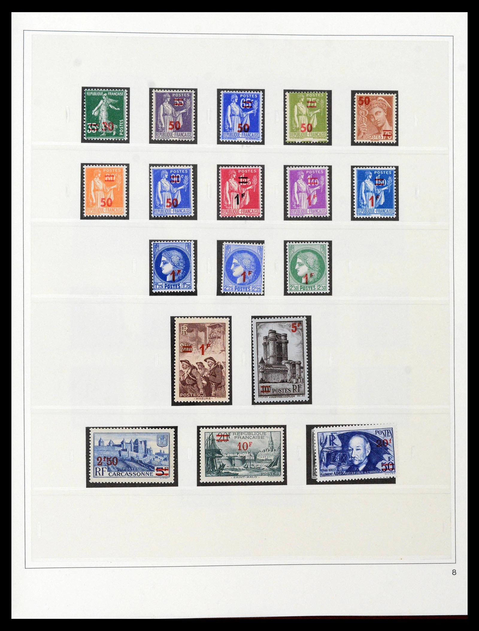39210 0028 - Stamp collection 39210 France 1849-1987.