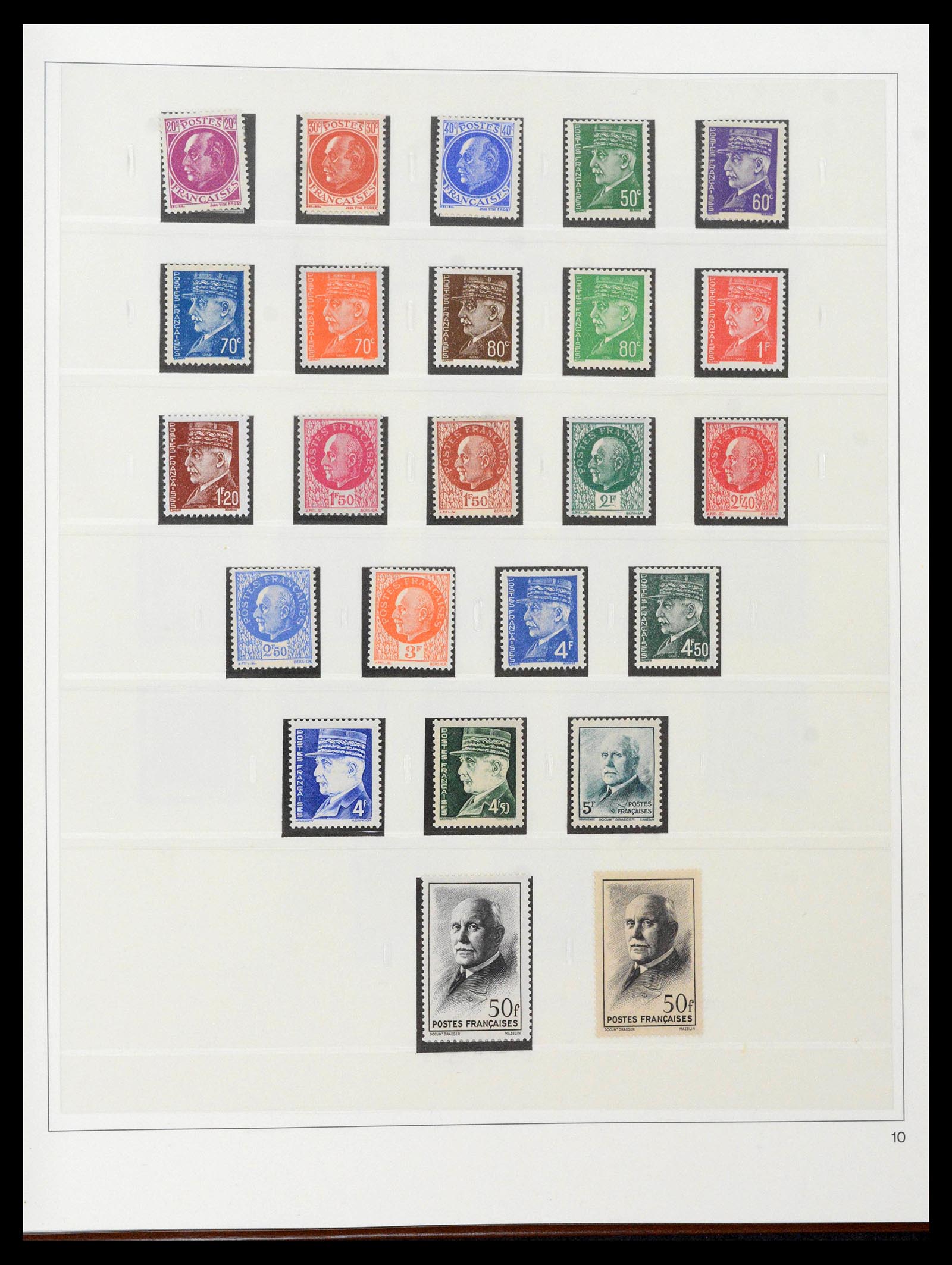 39210 0030 - Stamp collection 39210 France 1849-1987.