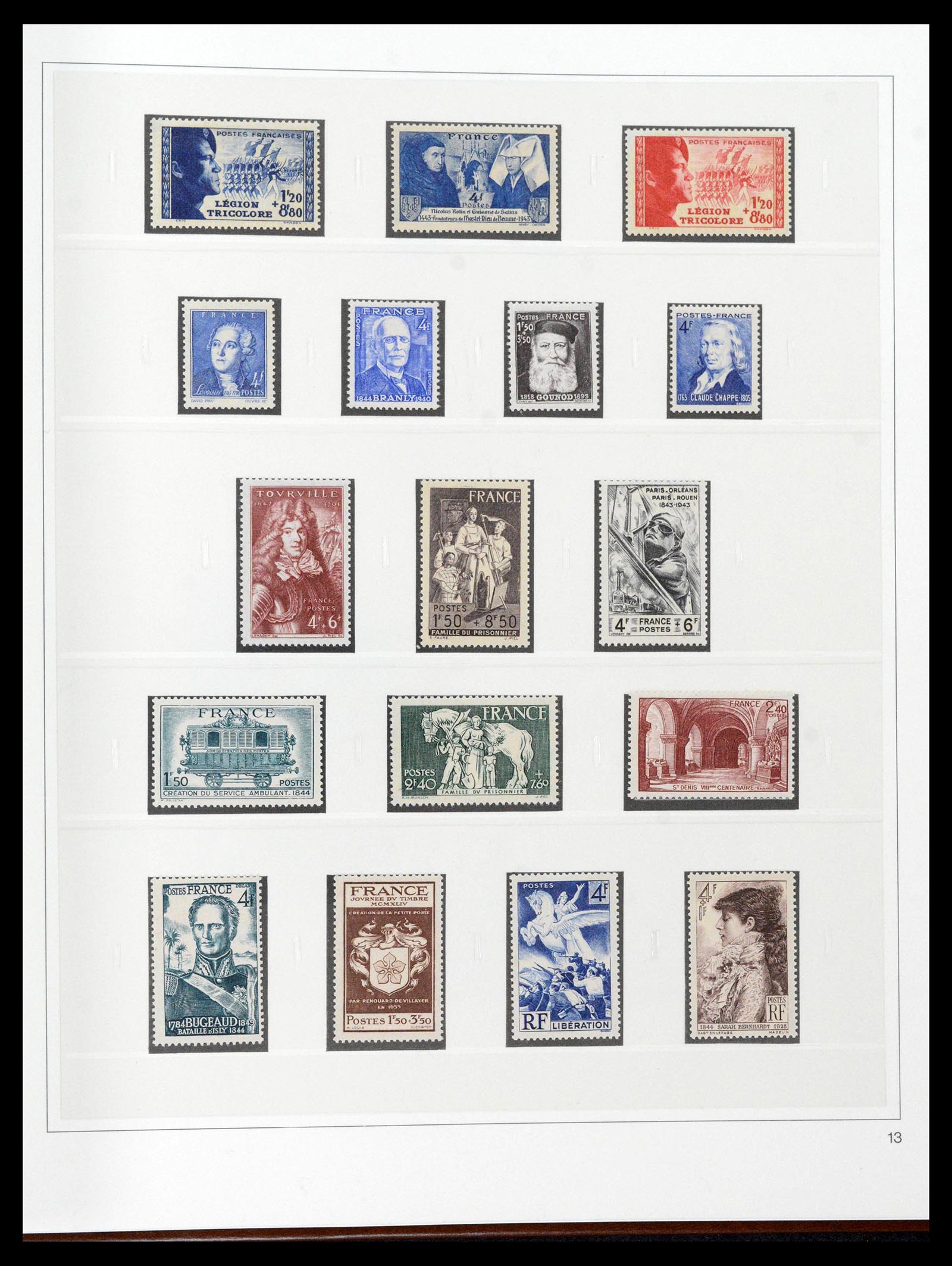 39210 0033 - Stamp collection 39210 France 1849-1987.