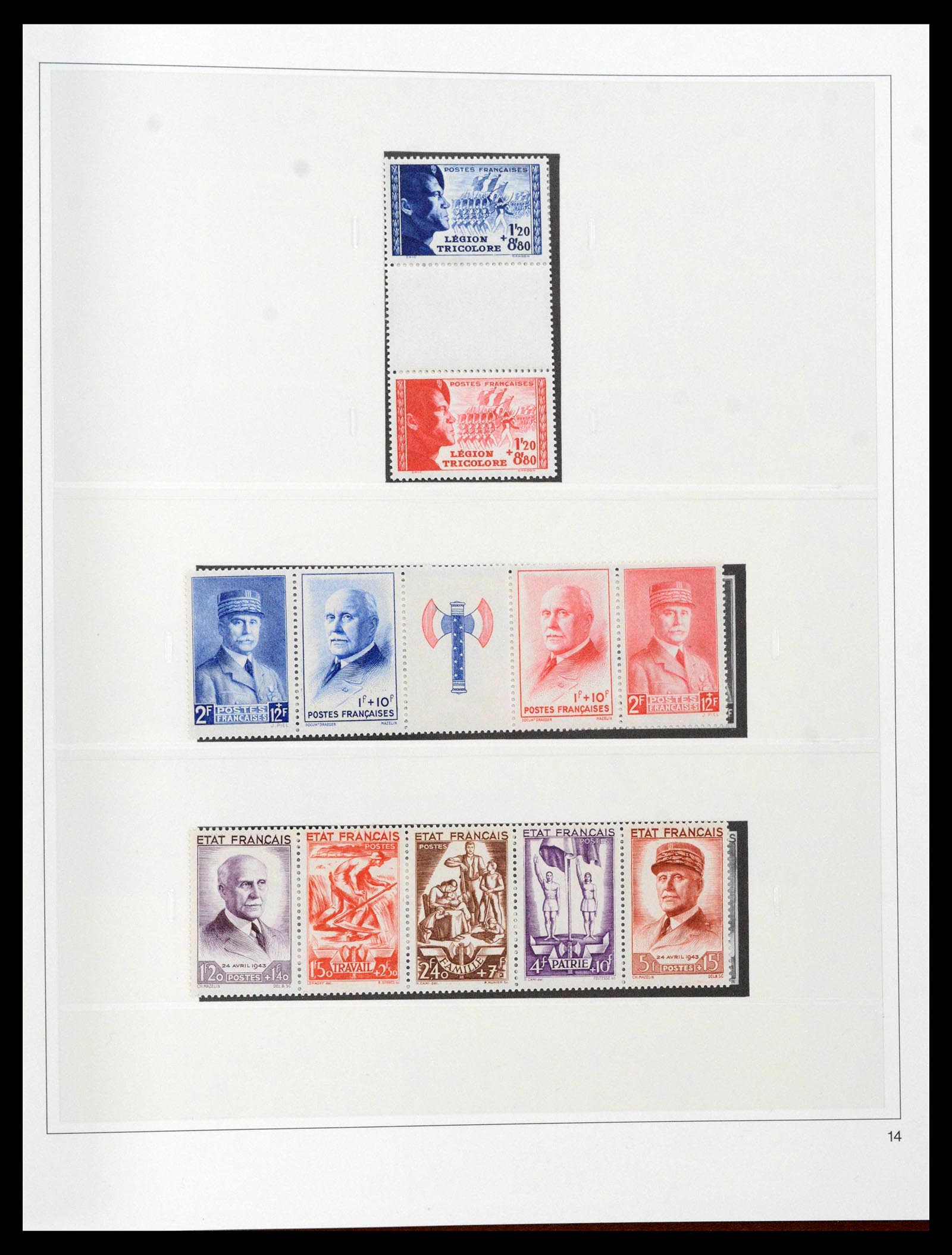 39210 0034 - Stamp collection 39210 France 1849-1987.