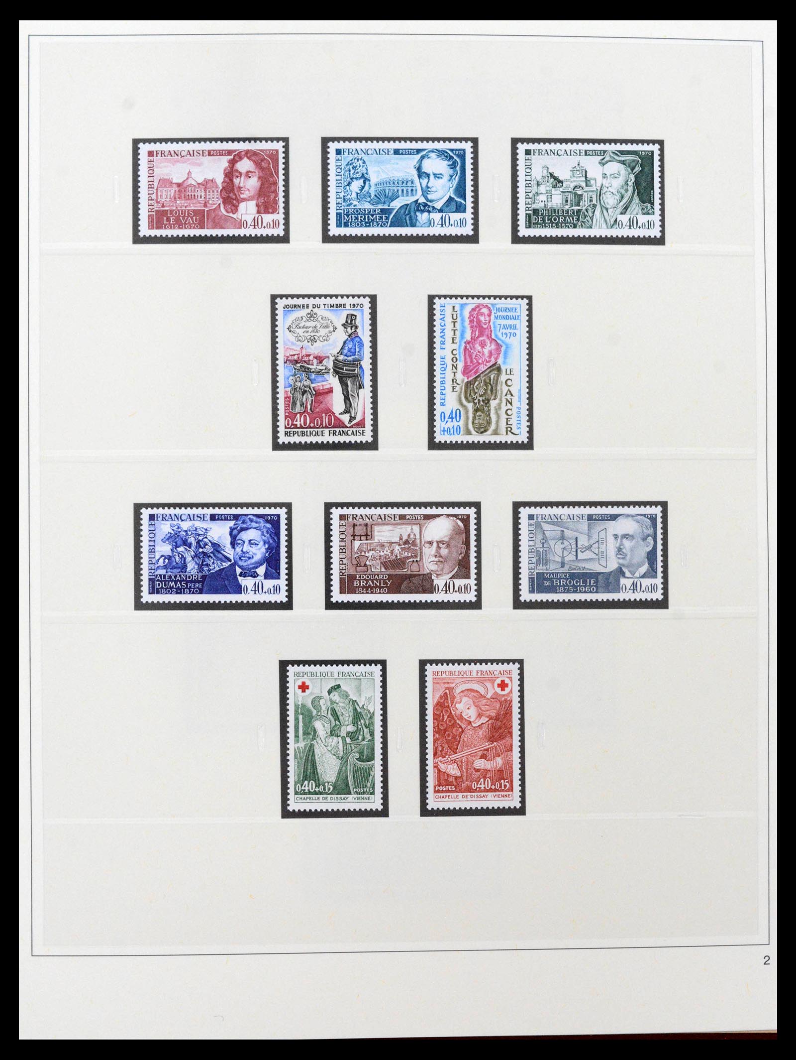 39210 0039 - Stamp collection 39210 France 1849-1987.