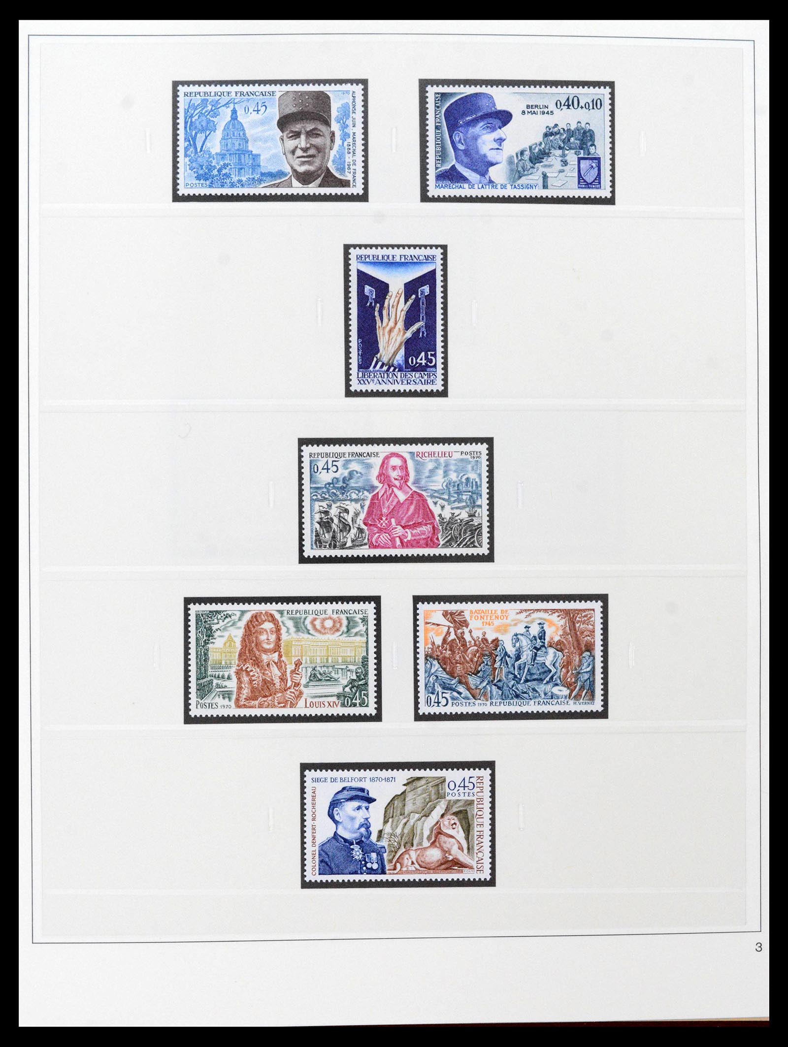 39210 0040 - Stamp collection 39210 France 1849-1987.